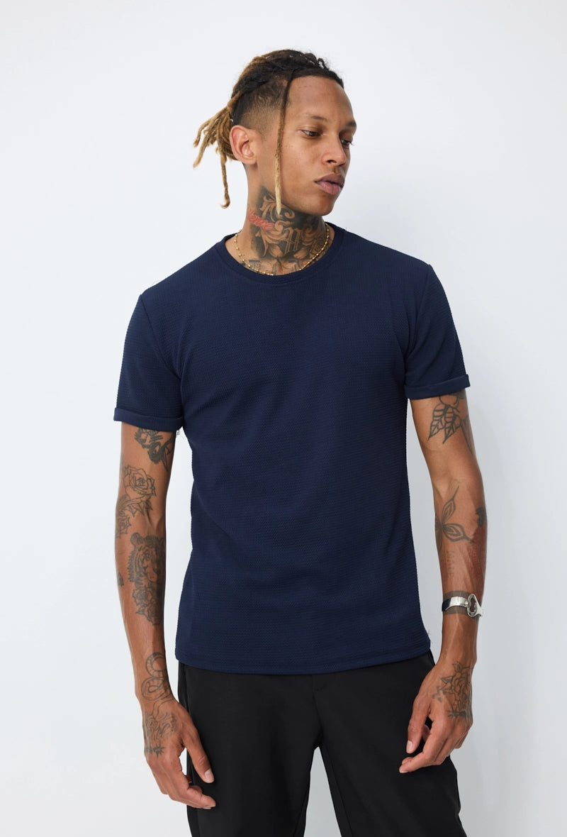 T-shirt uni manches courtes