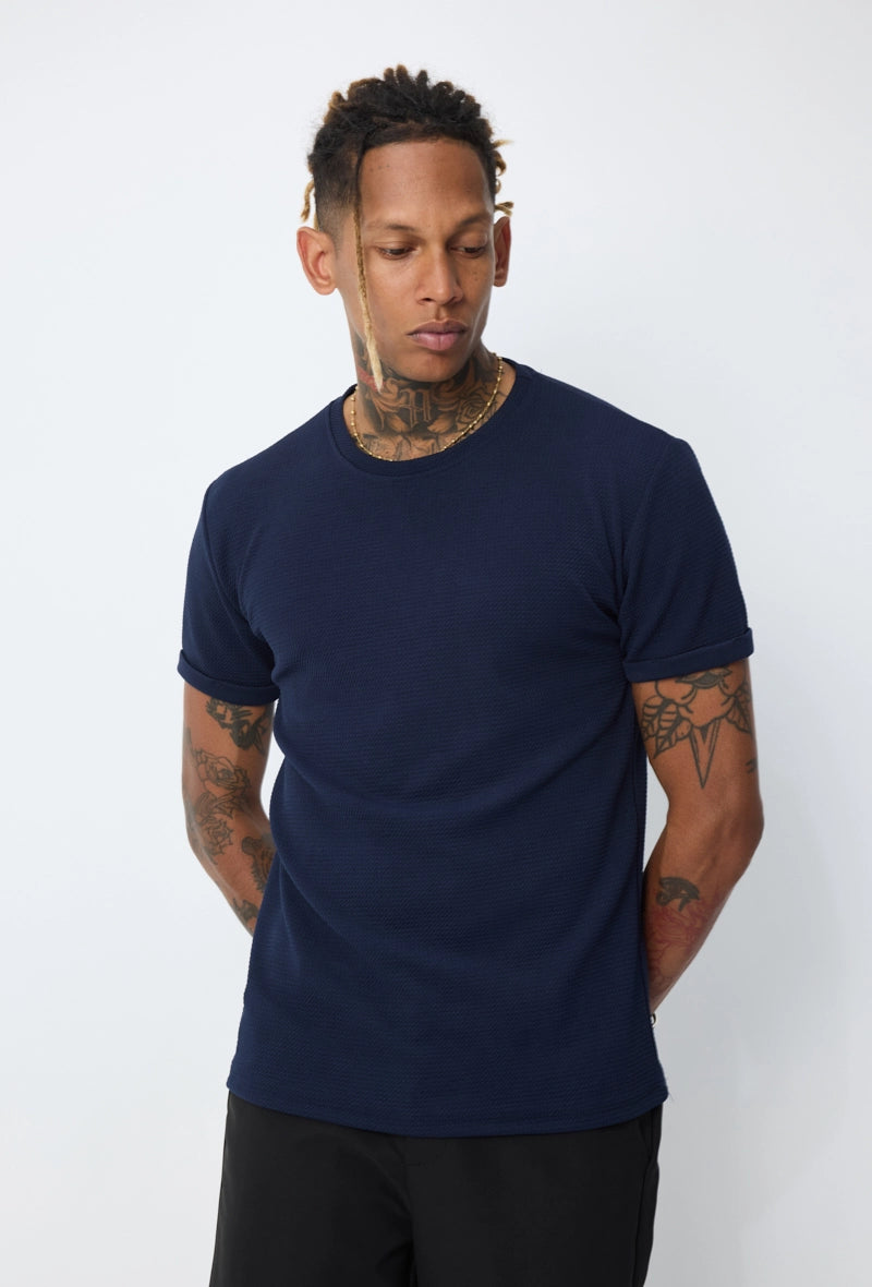 T-shirt uni manches courtes