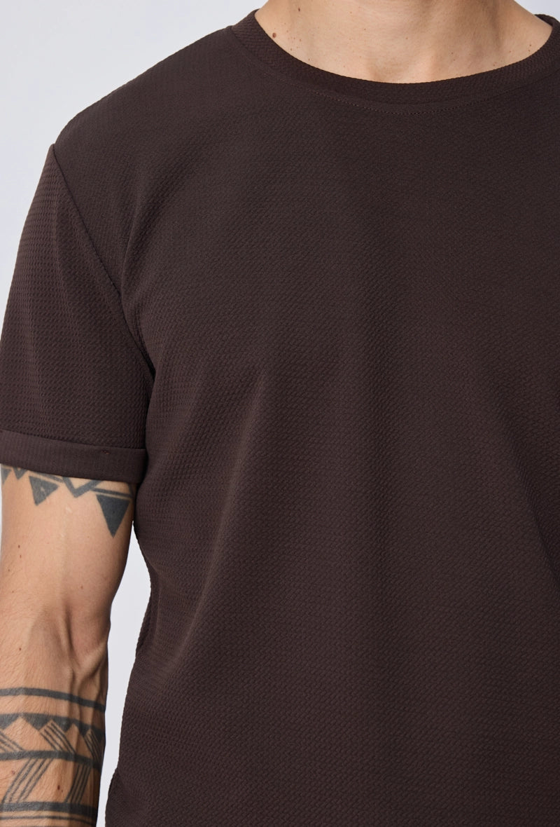 T-shirt uni manches courtes