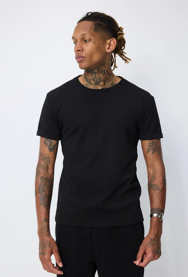 T-shirt uni manches courtes