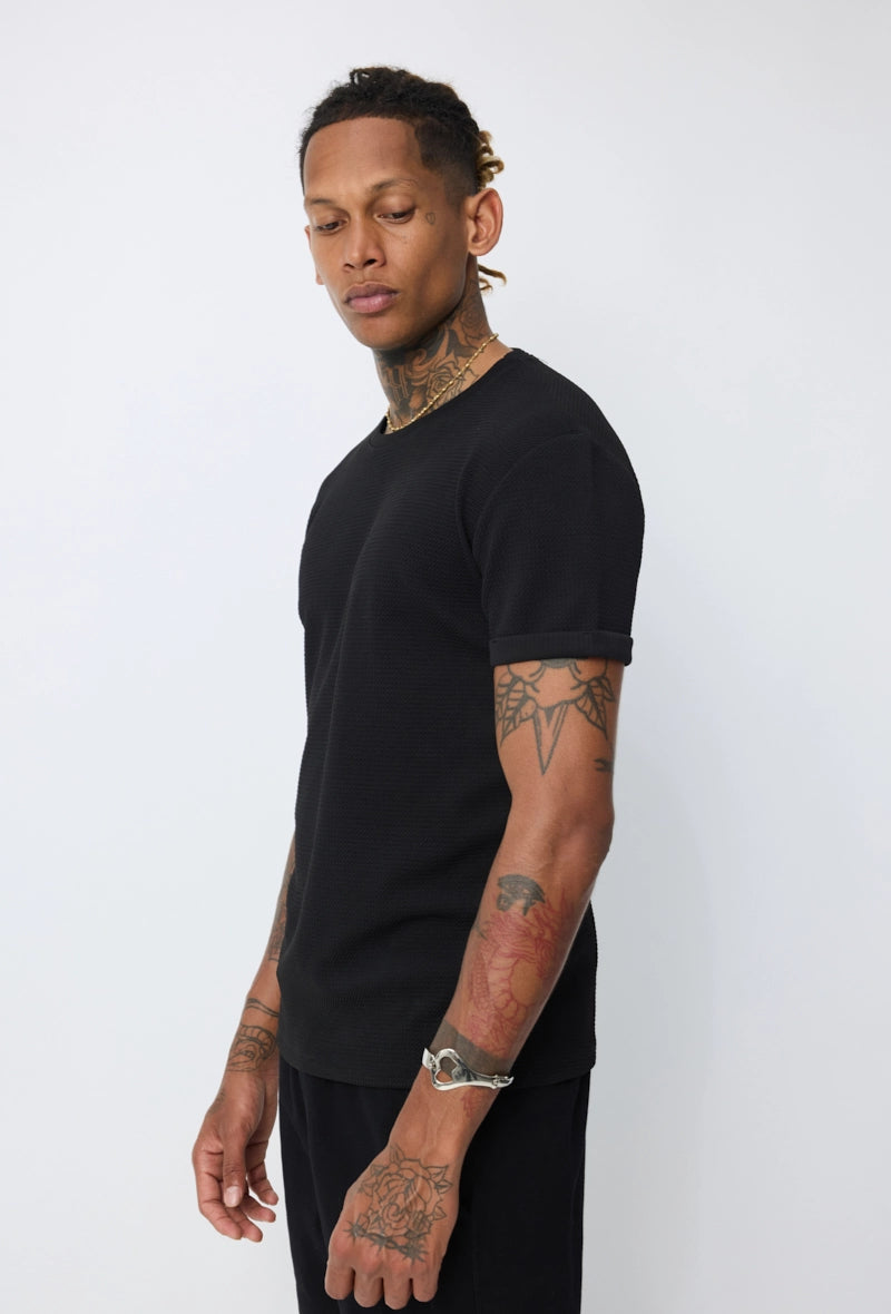 T-shirt uni manches courtes