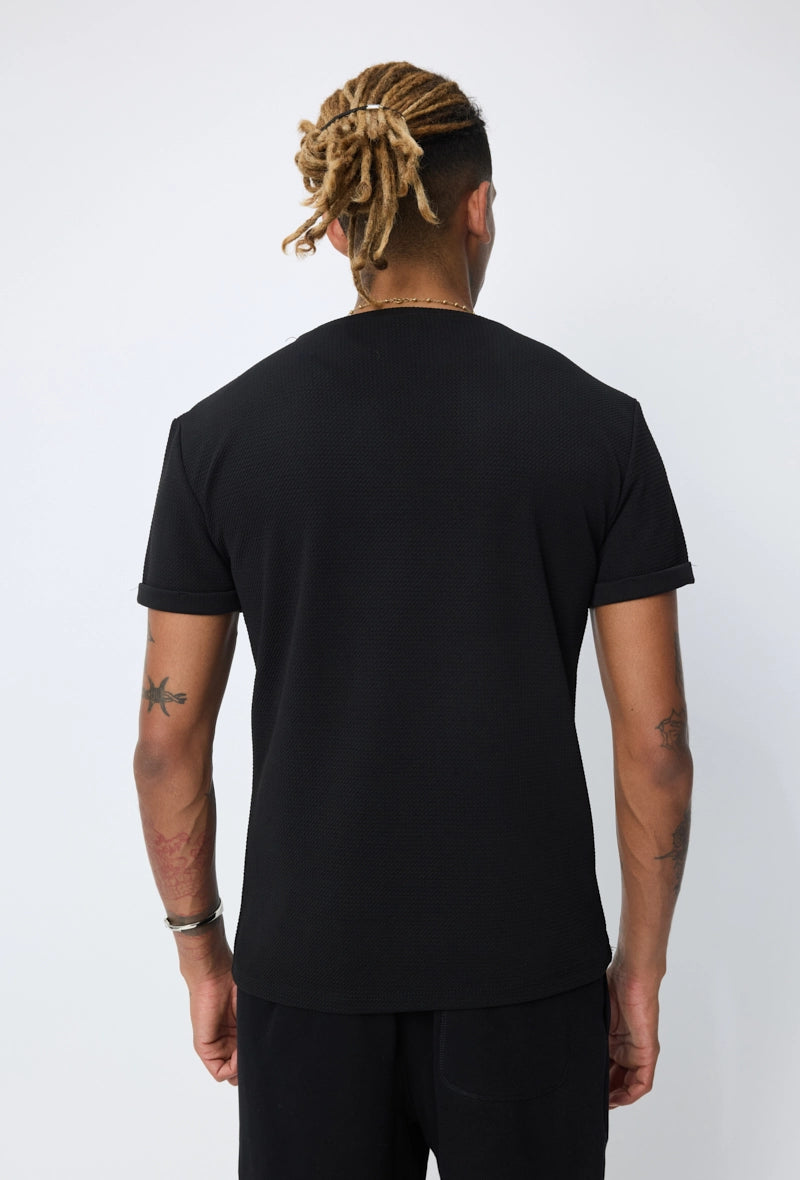 T-shirt uni manches courtes