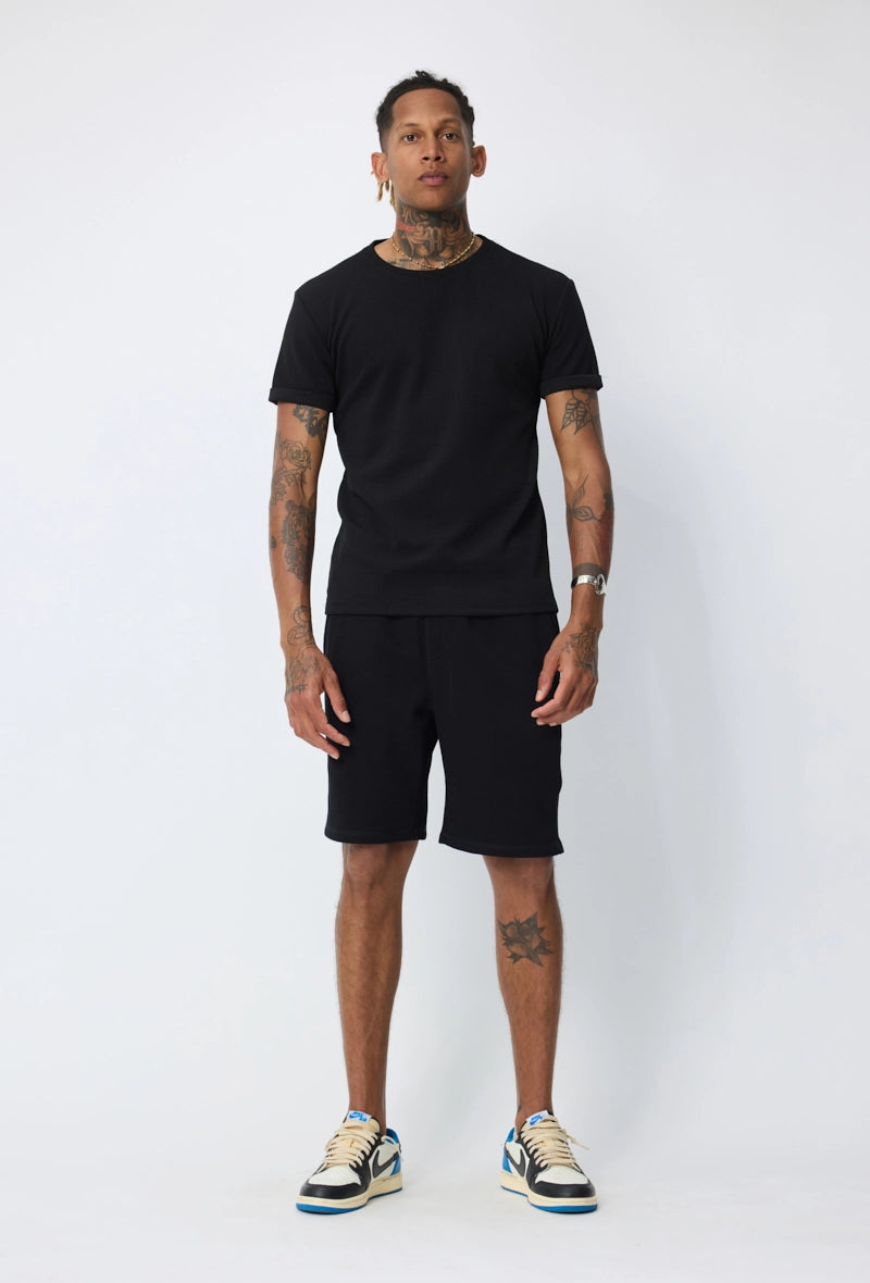 T-shirt uni manches courtes