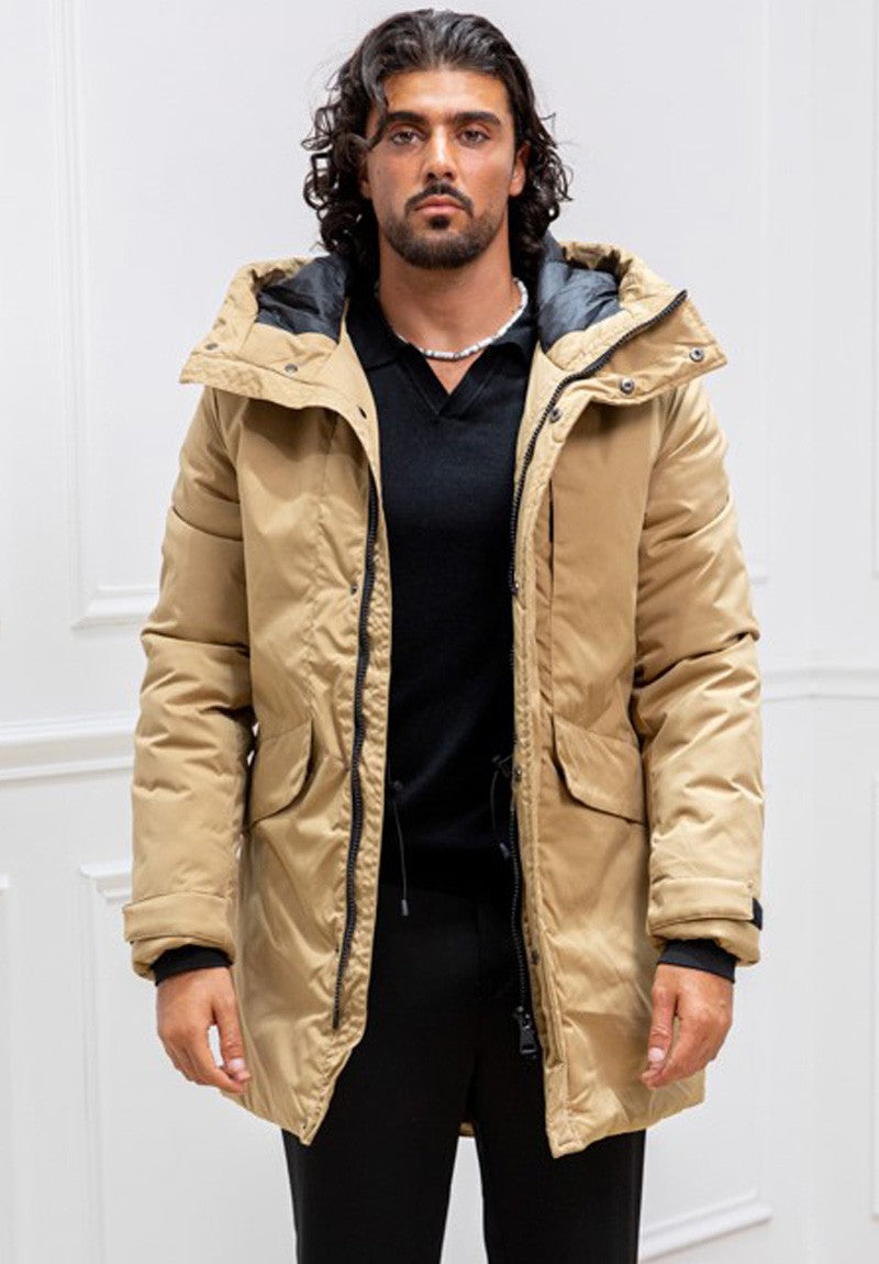 Mid-length hooded parka – Frilivin