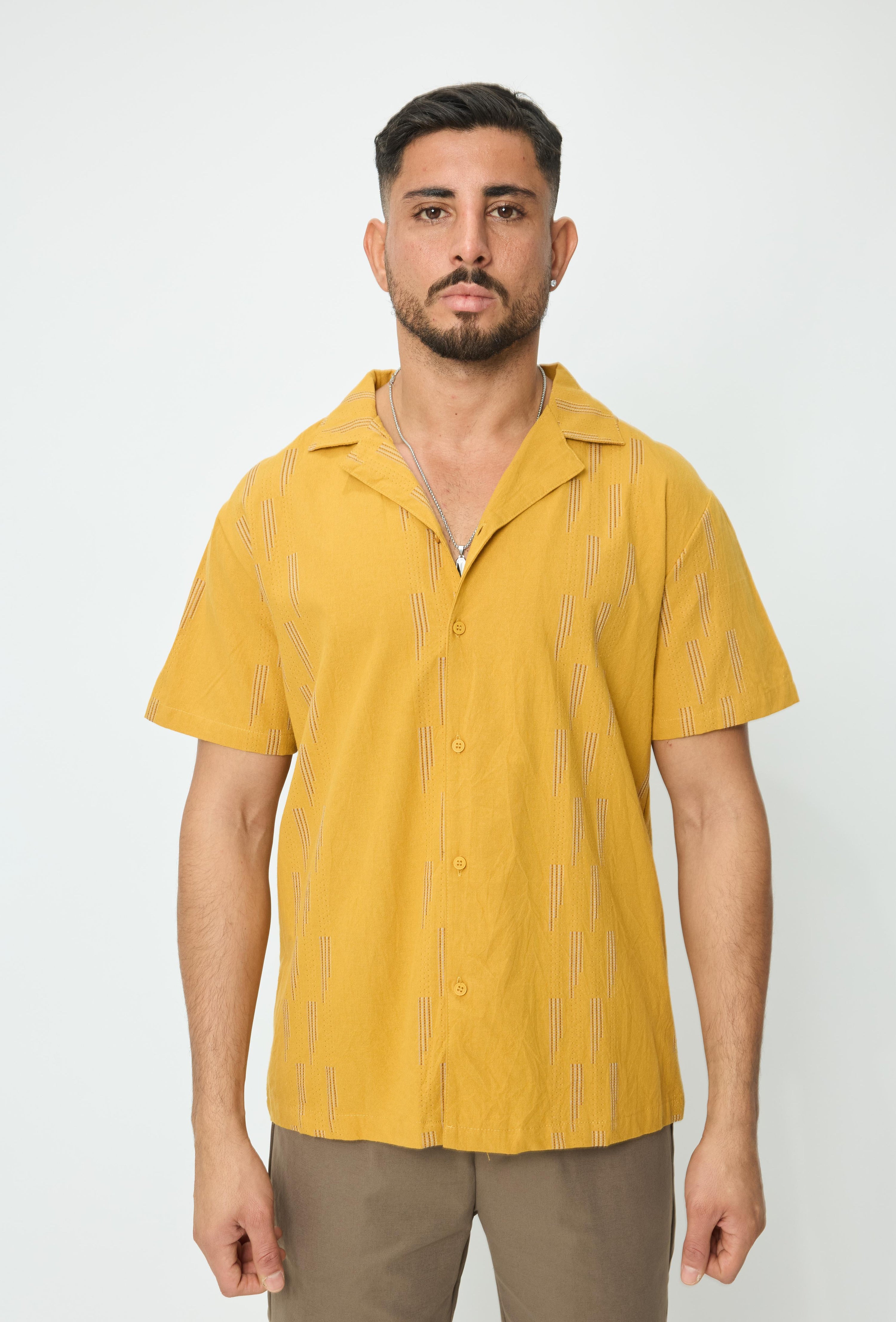 Chemise manches courtes à motifs