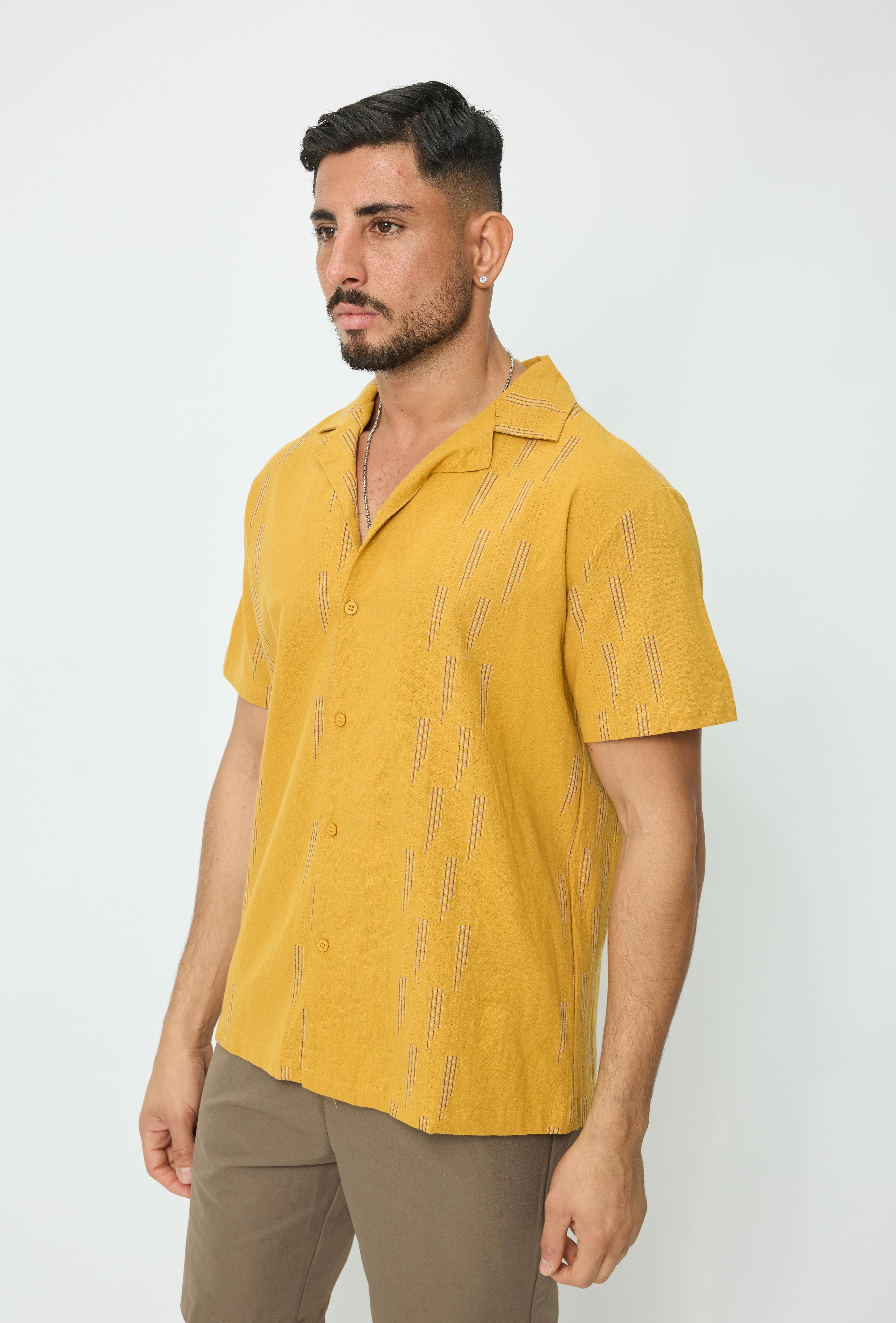 Chemise manches courtes à motifs