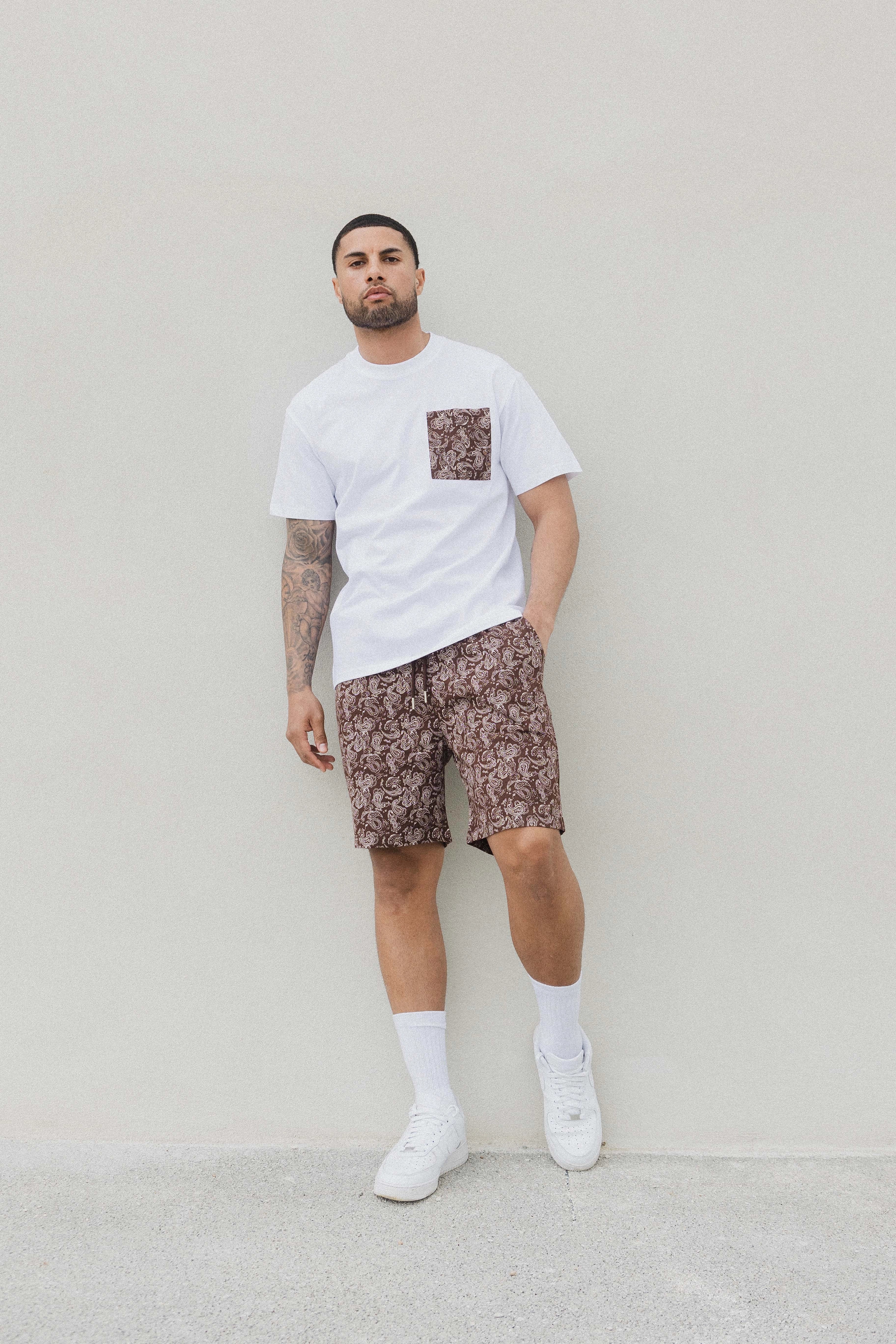 Bandana shorts t-shirt set – Frilivin