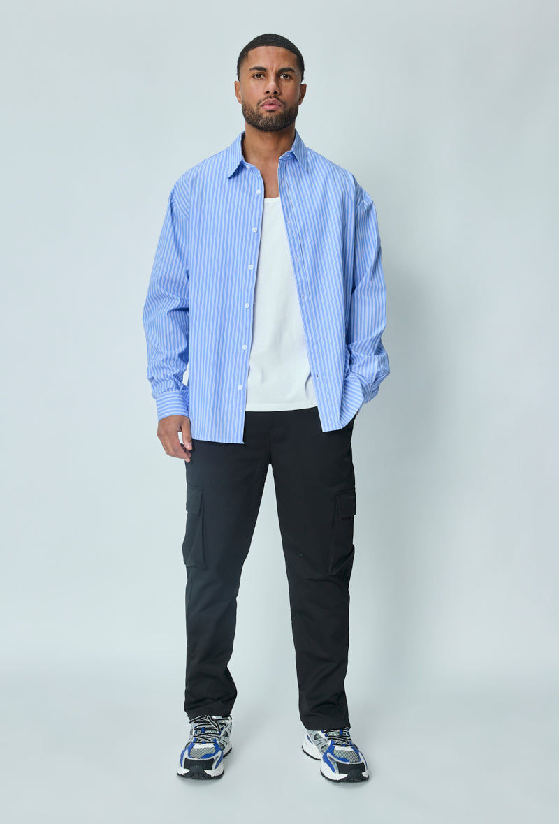 Chemise manches longues à rayures