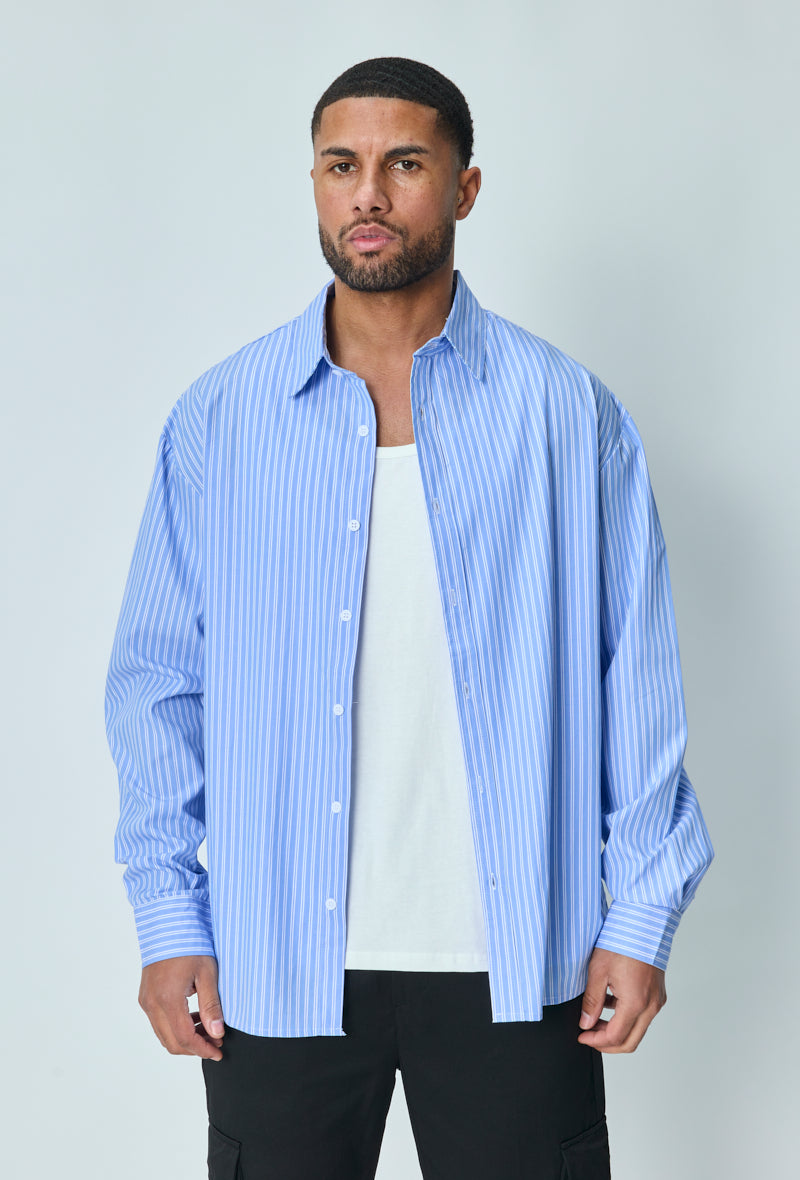 Chemise manches longues à rayures