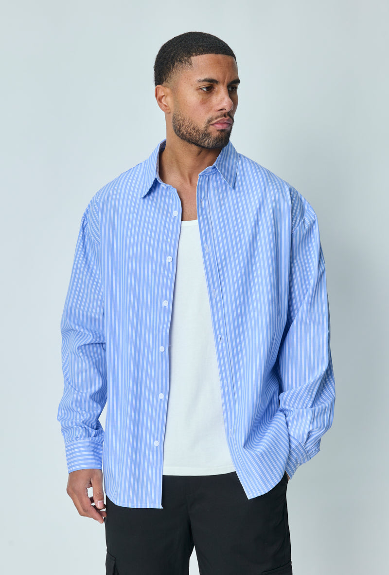 Chemise manches longues à rayures