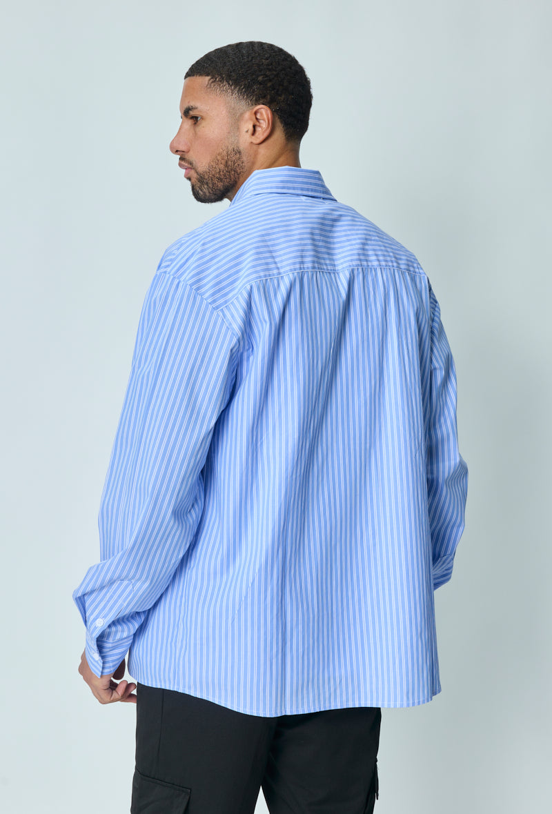 Chemise manches longues à rayures