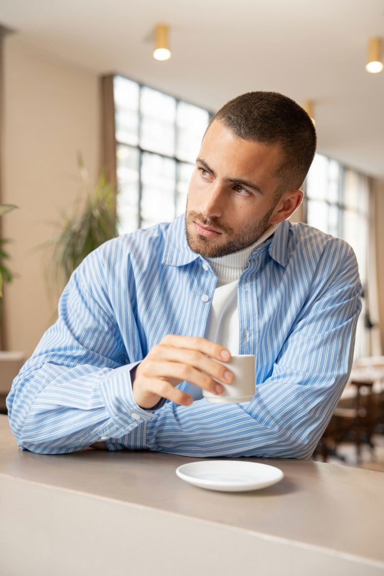 Chemise manches longues à rayures