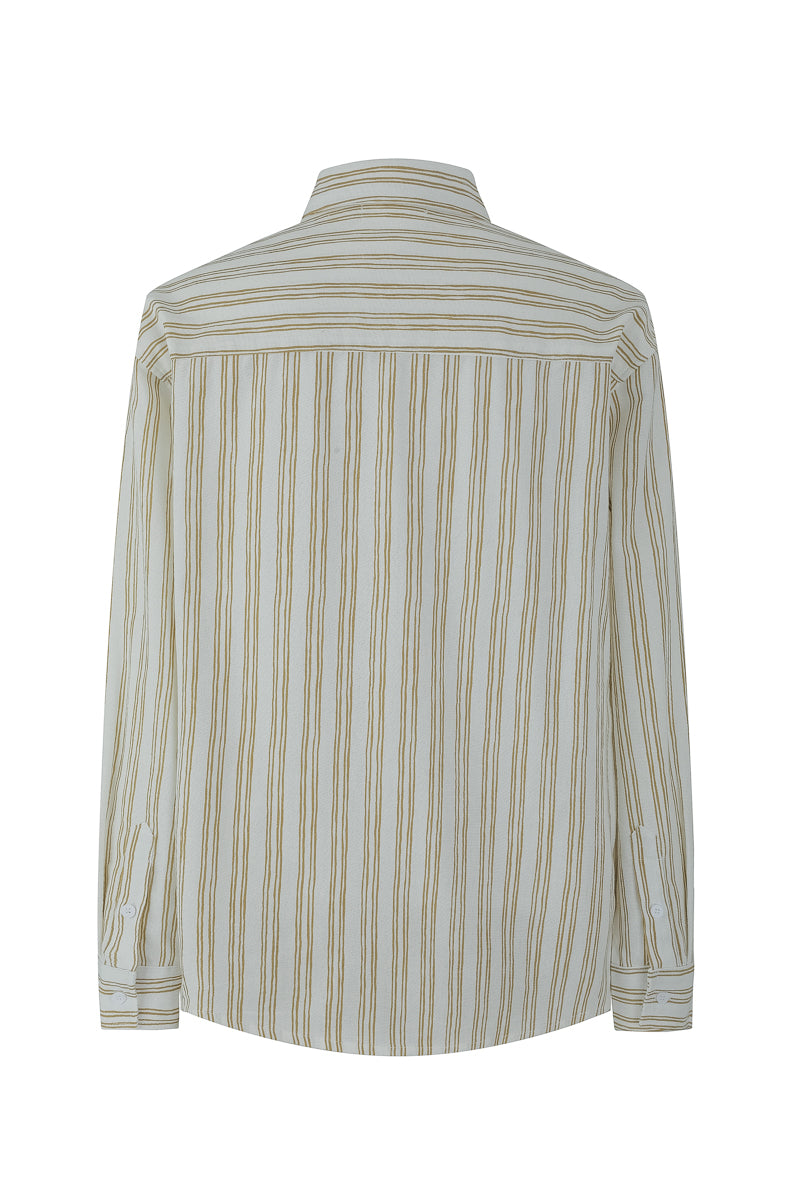 Chemise manches longues à rayures