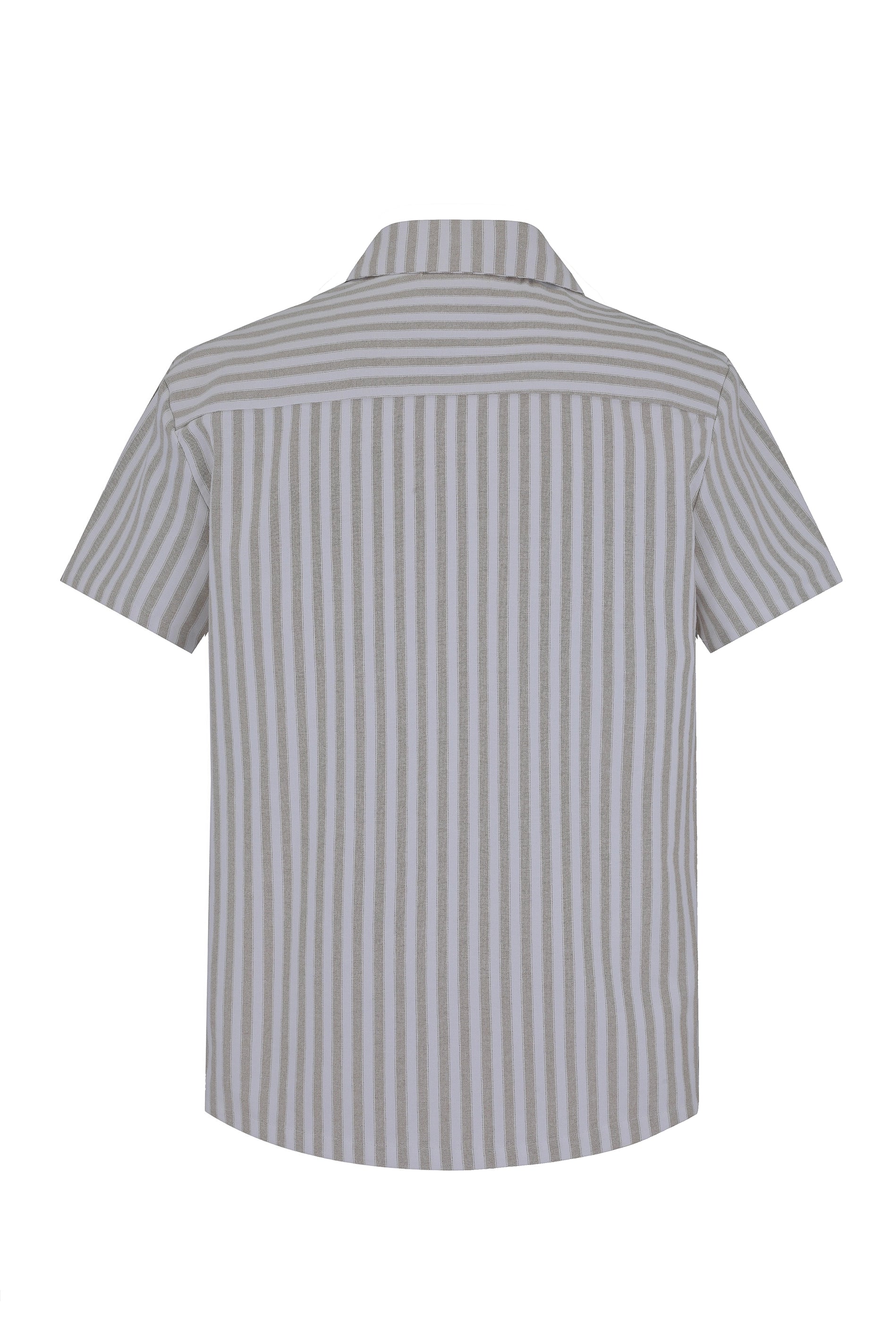 Chemise manches courtes à rayures