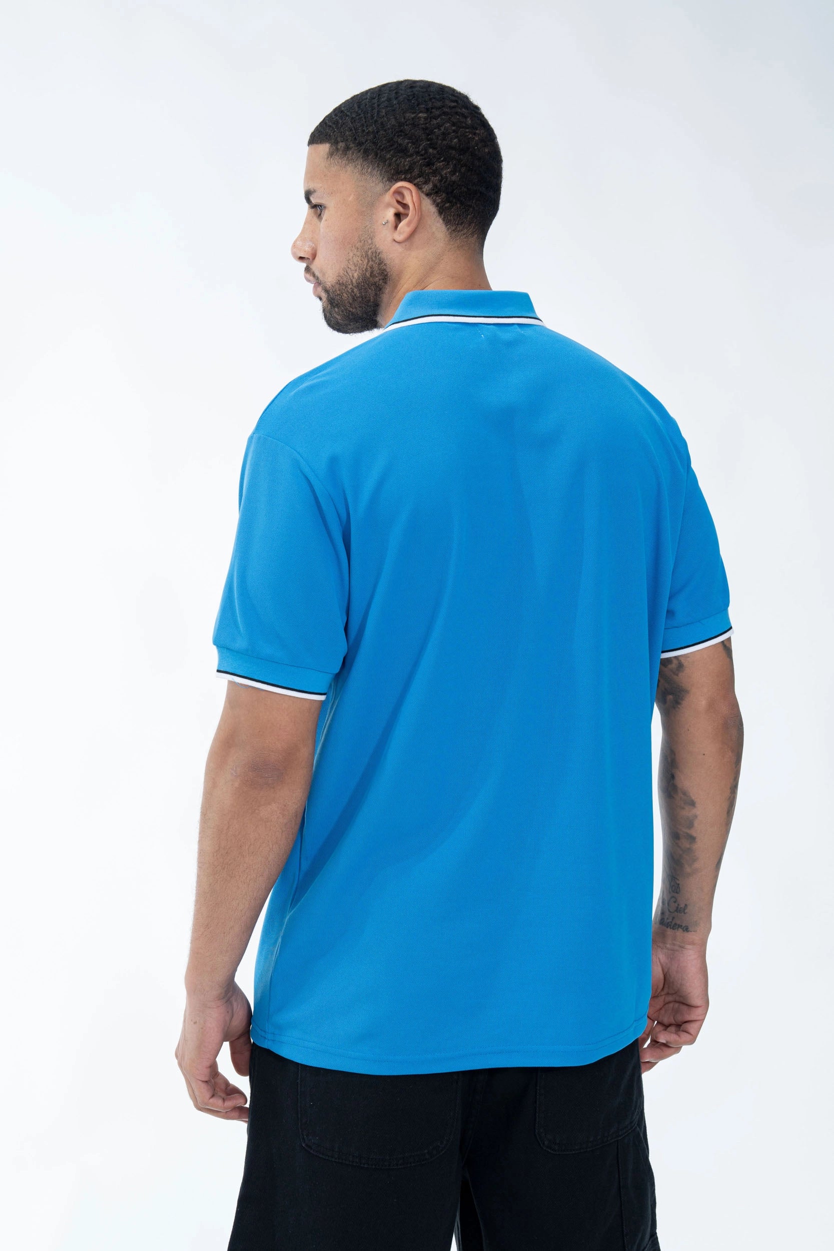 Polo uni à manches courtes