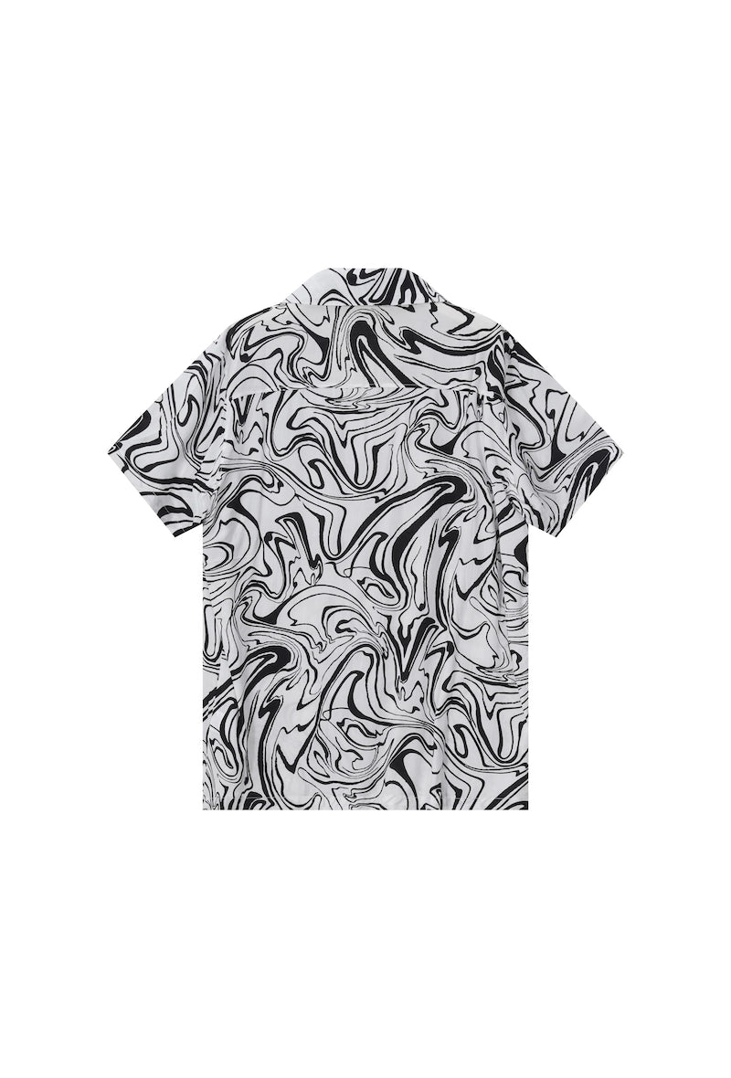 Chemise à motifs ondulés