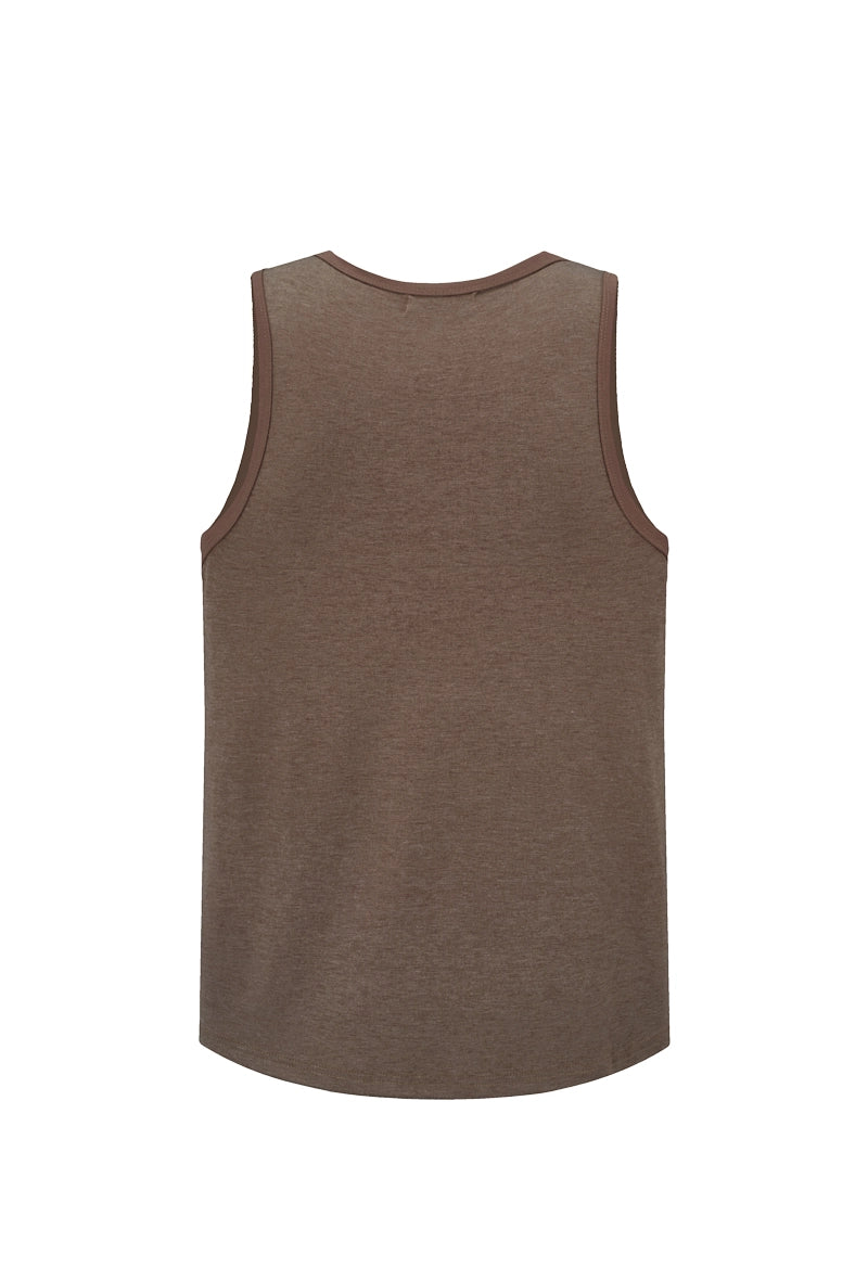 Comfortable basic tank top T-shirt