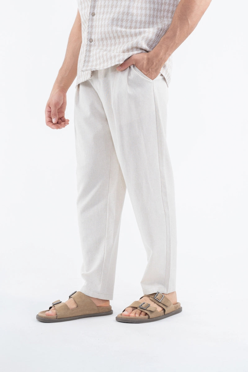 Pantalon tailleur contemporain