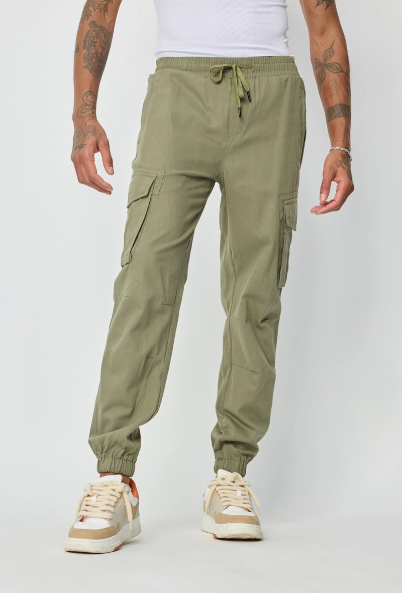 Pantalon cargo uni