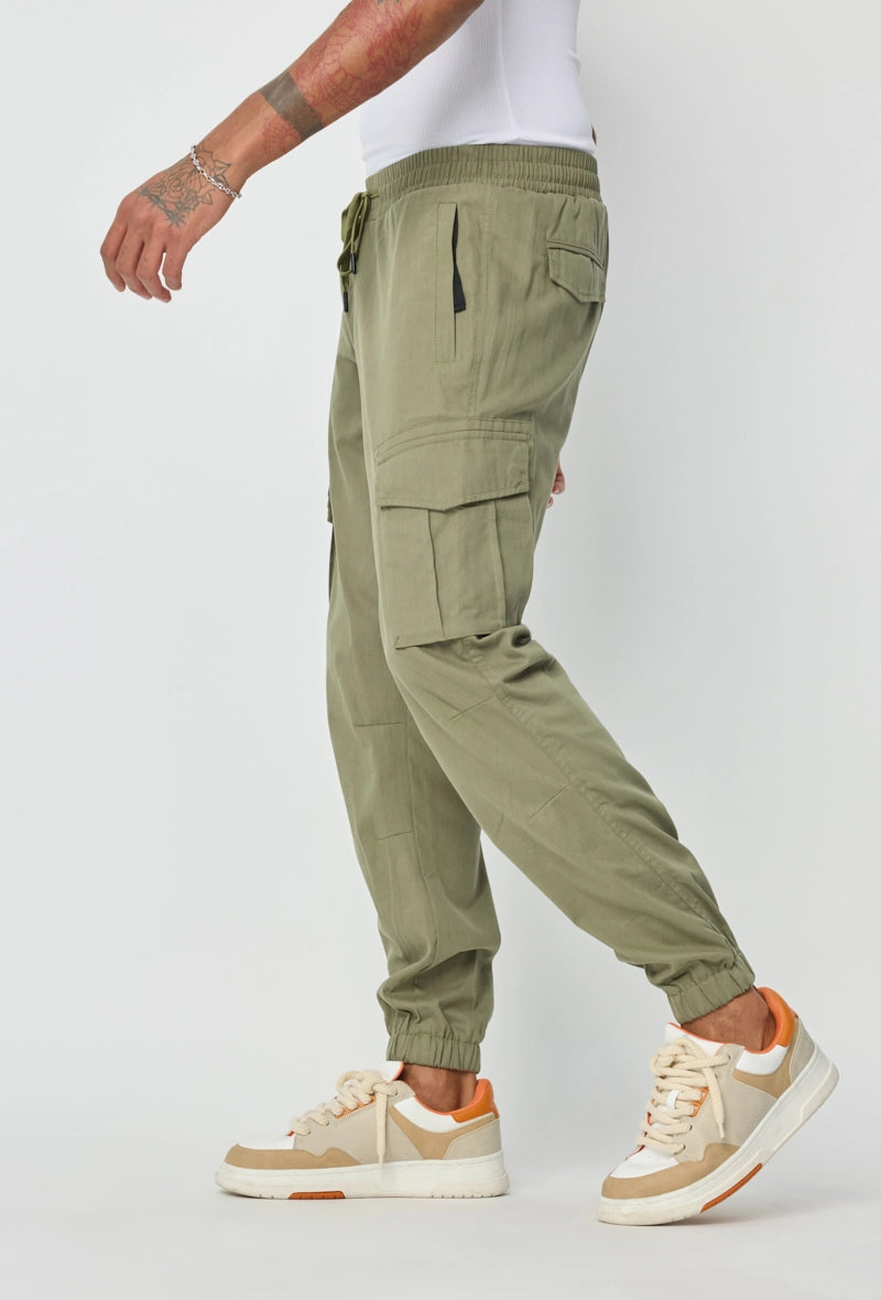 Pantalon cargo uni