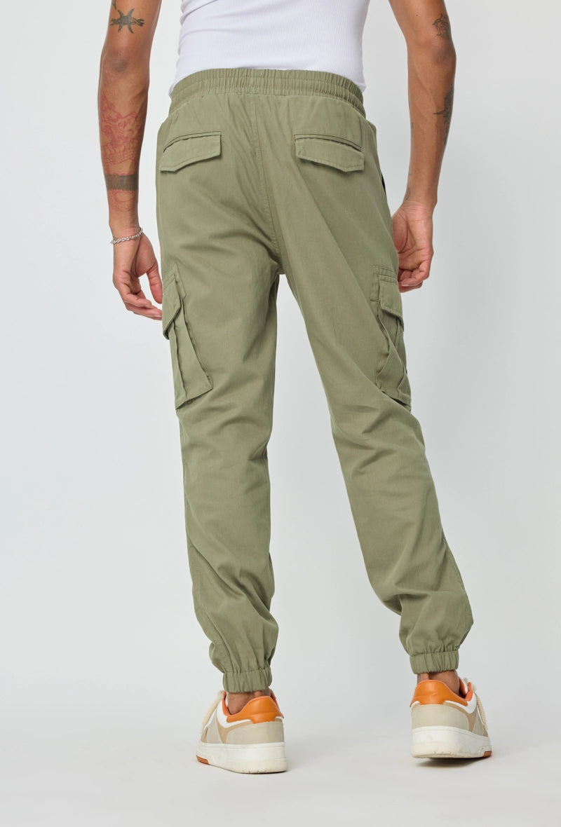 Pantalon cargo uni