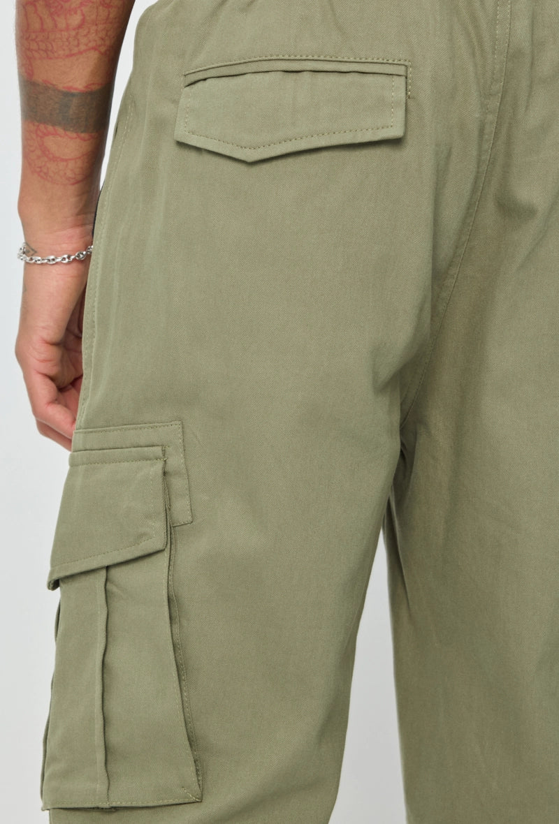 Pantalon cargo uni