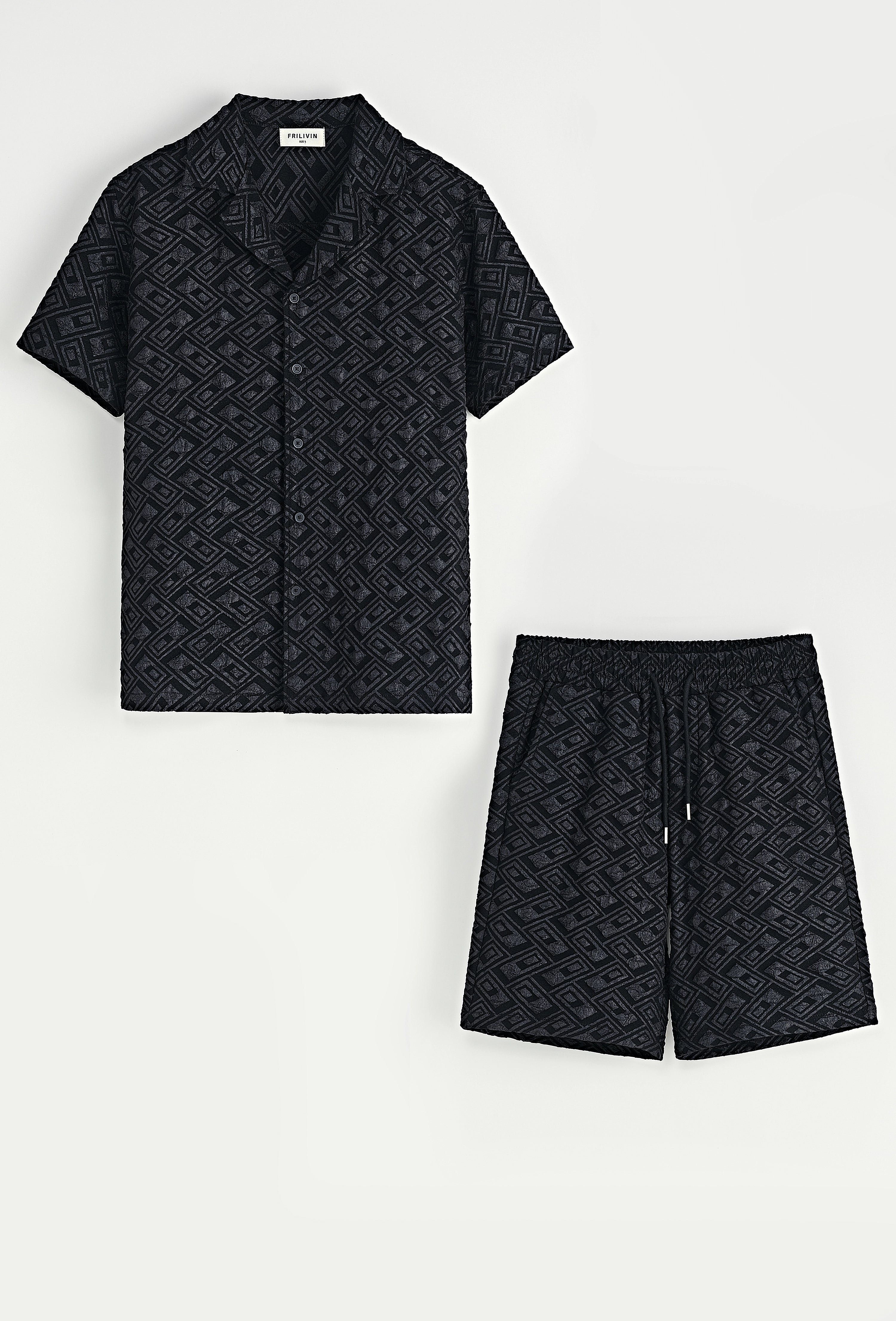 Ensemble chemise manches courtes