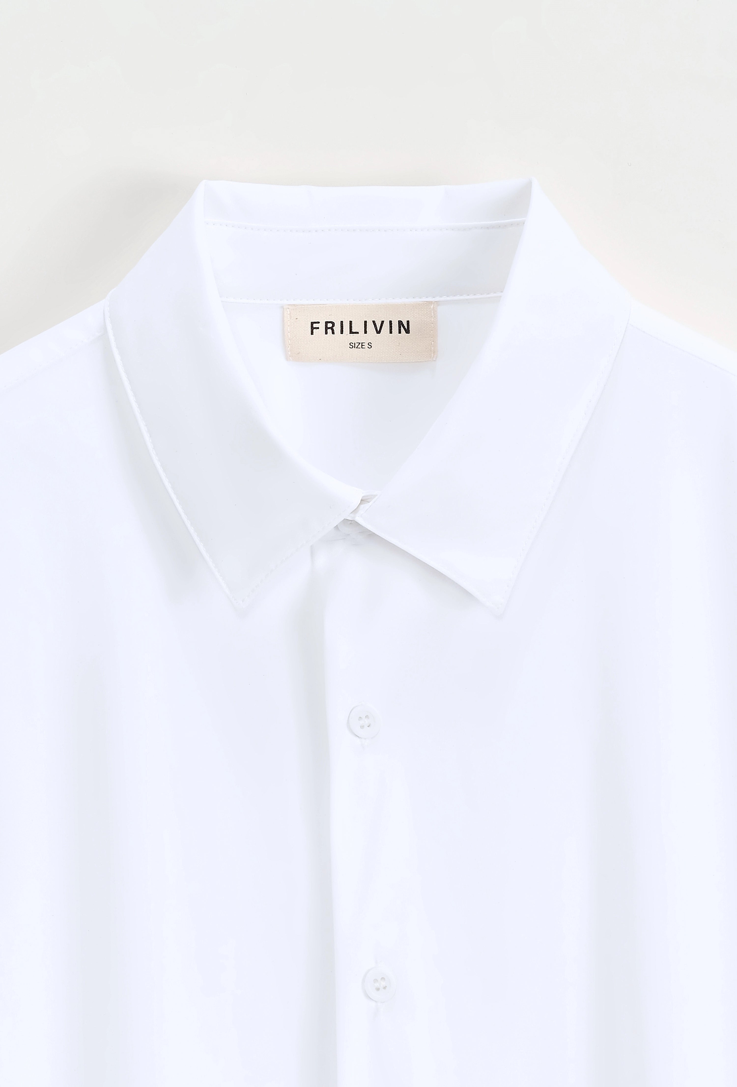 Polo uni manche court col ouvert