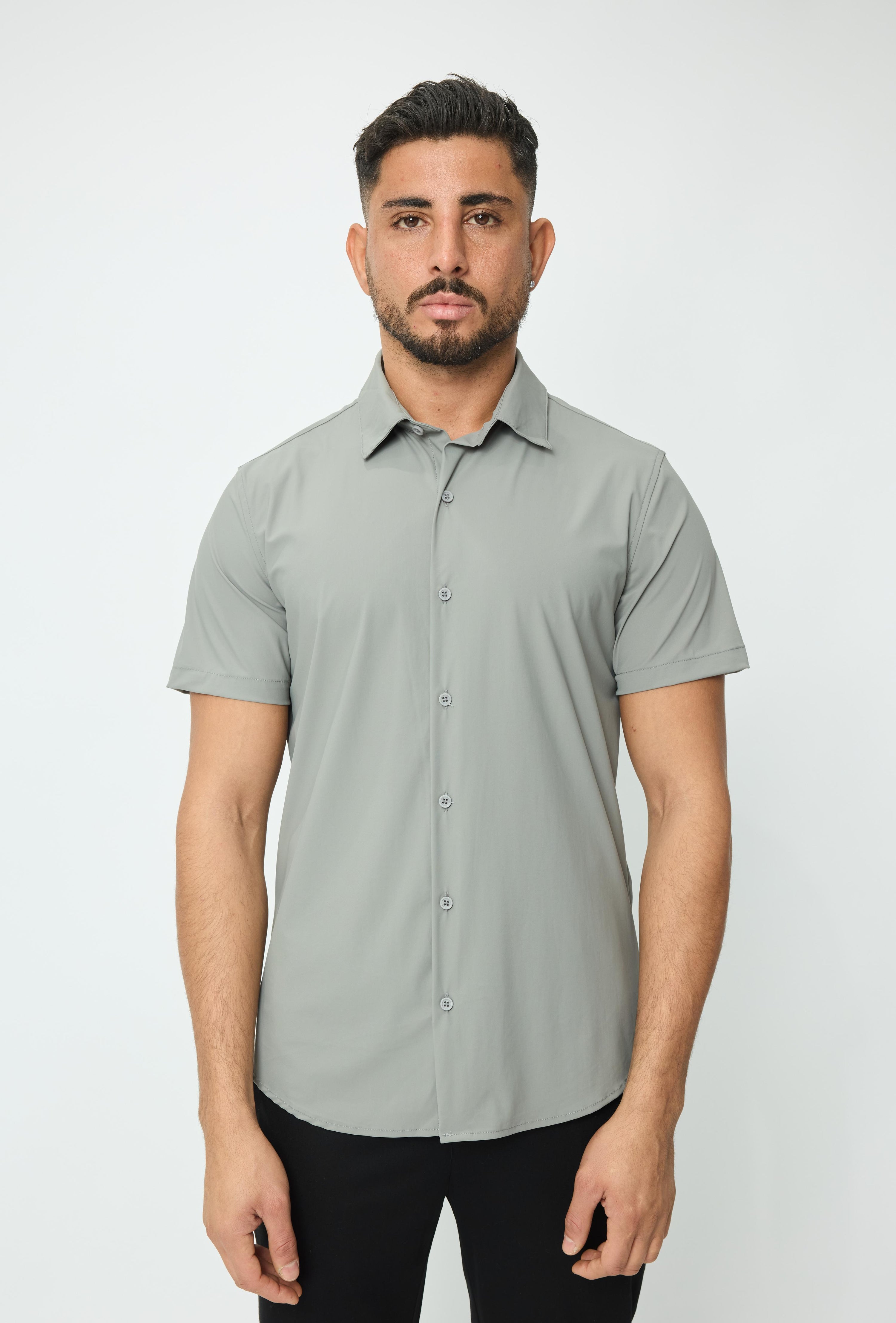 Polo uni manche court col ouvert