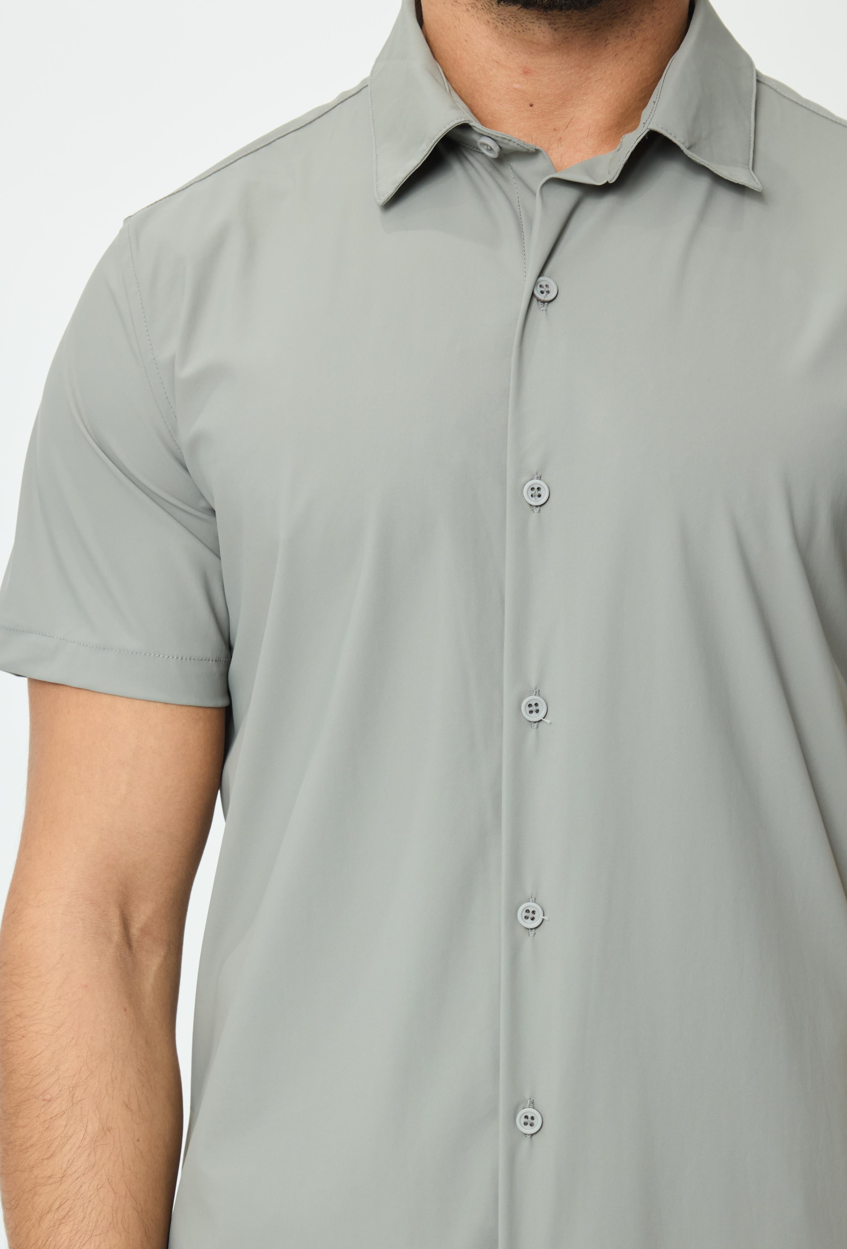 Polo uni manche court col ouvert