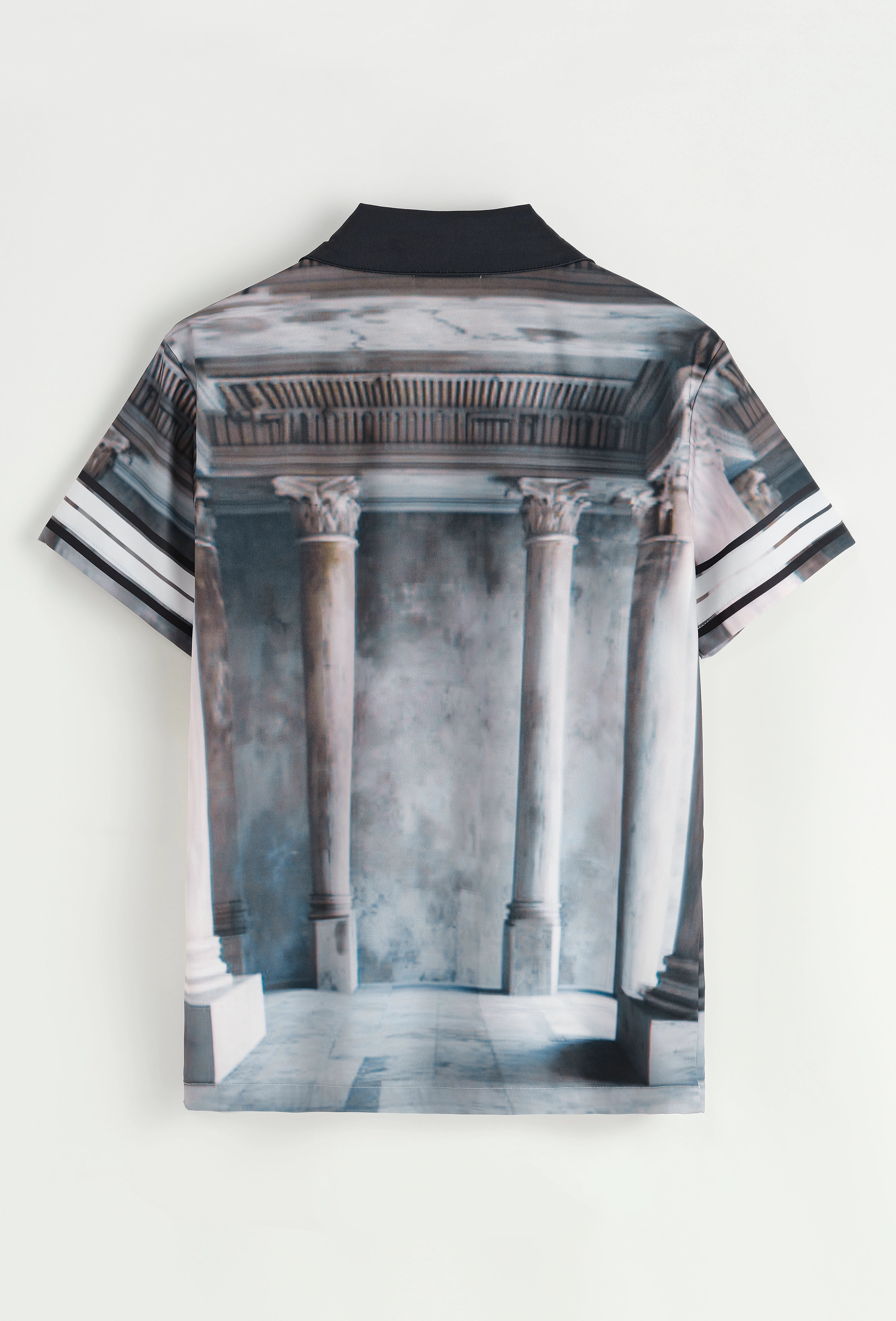 Chemise à manches courtes à motif