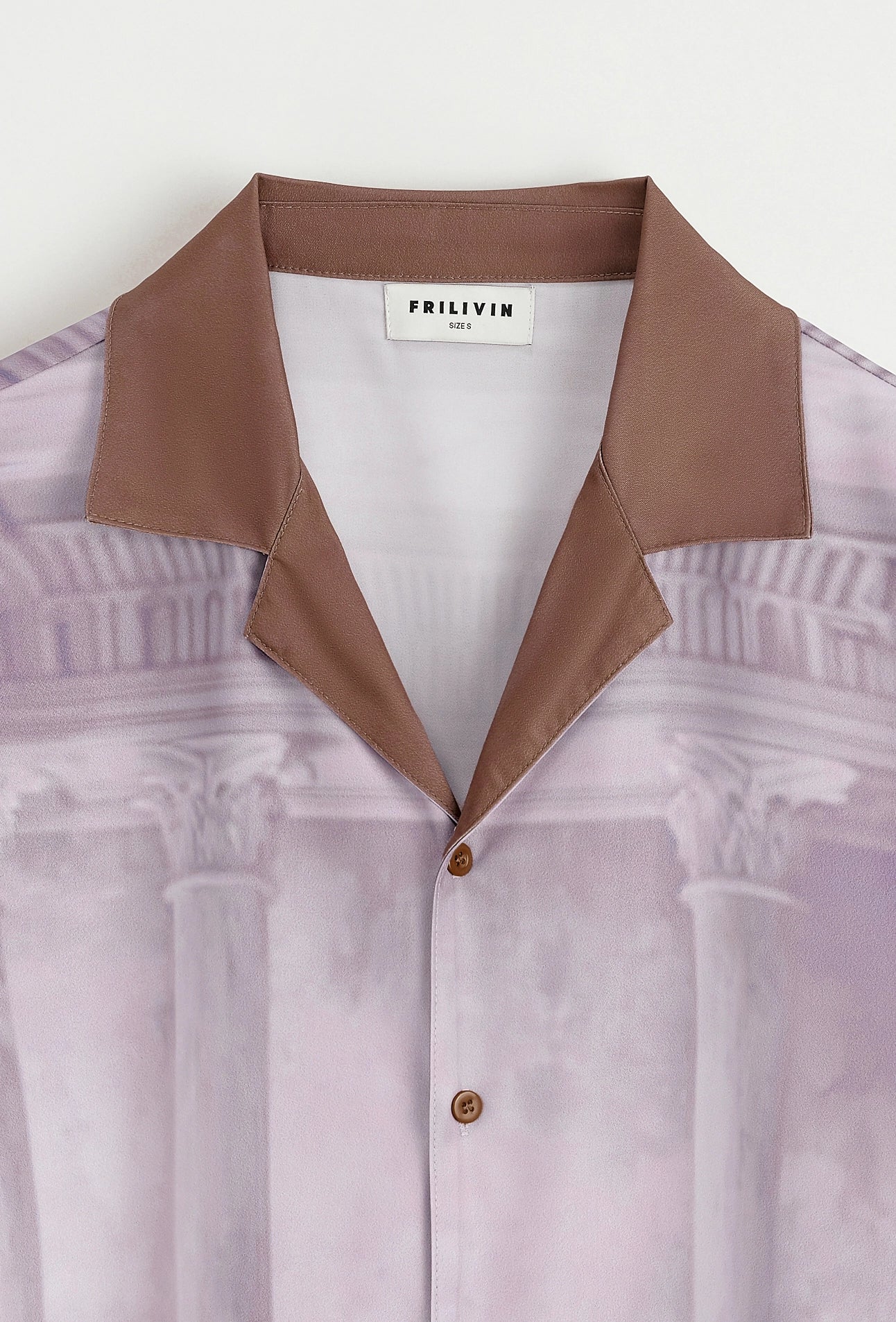 Chemise à manches courtes à motif