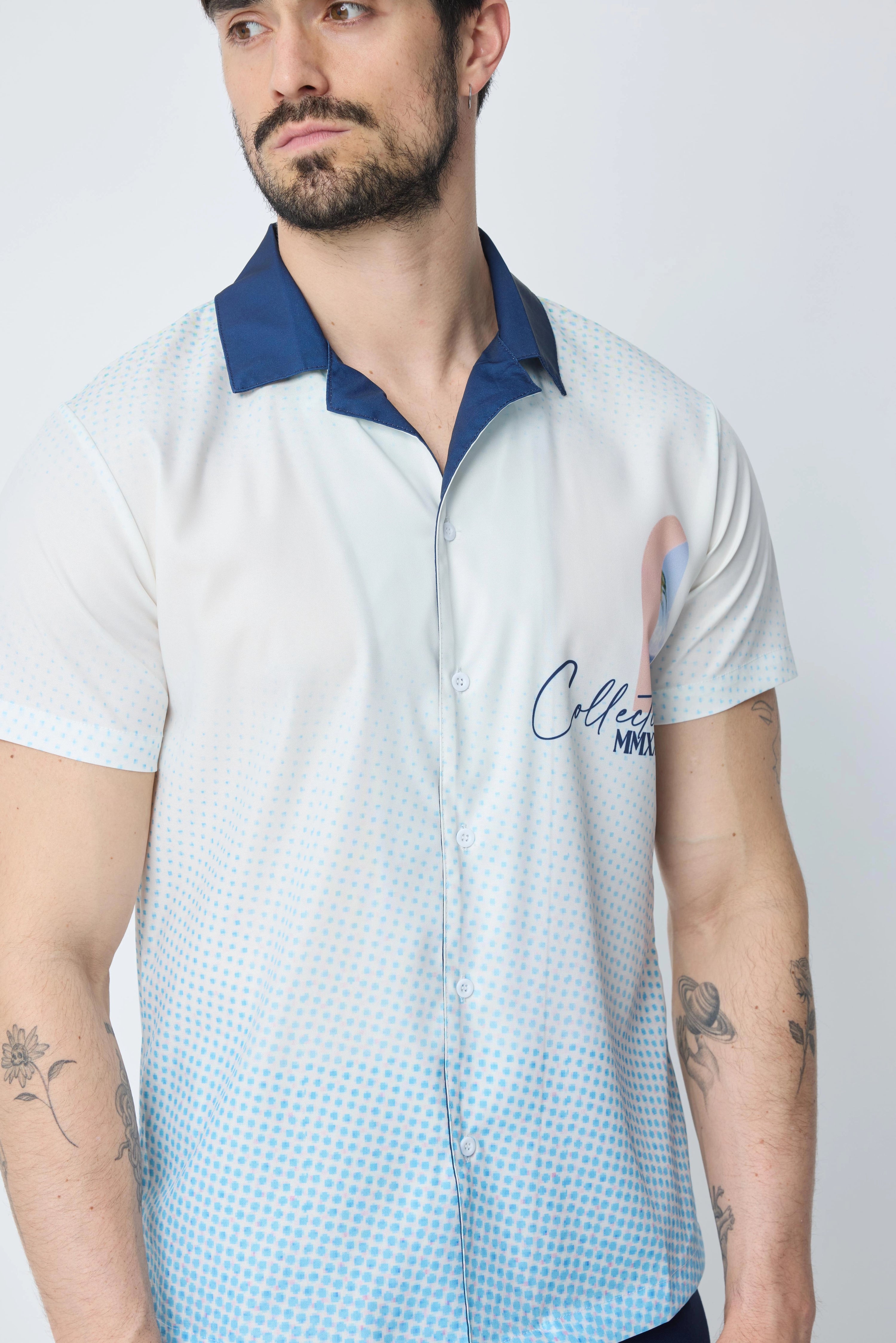 Chemise fashion à manches courtes