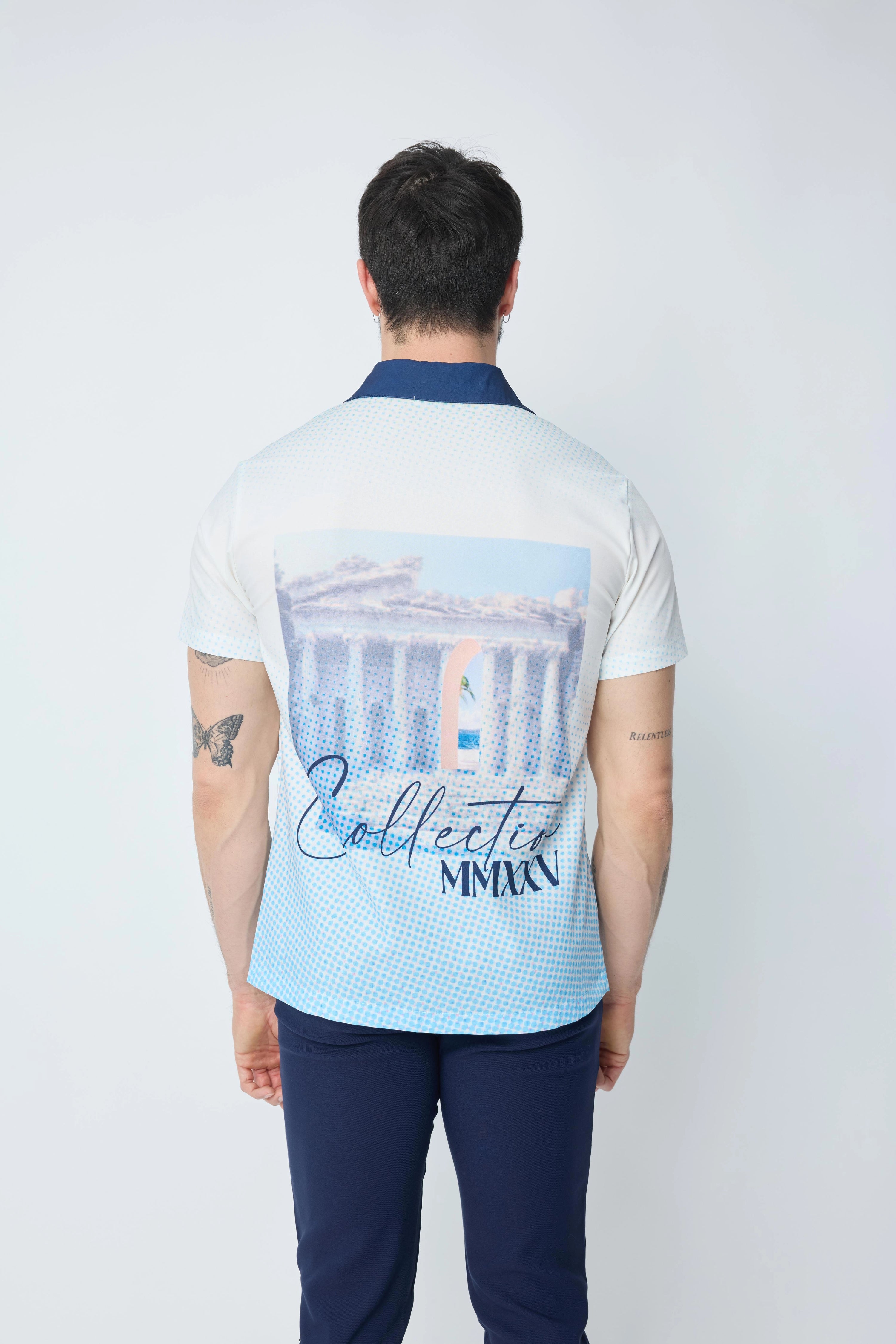 Chemise fashion à manches courtes