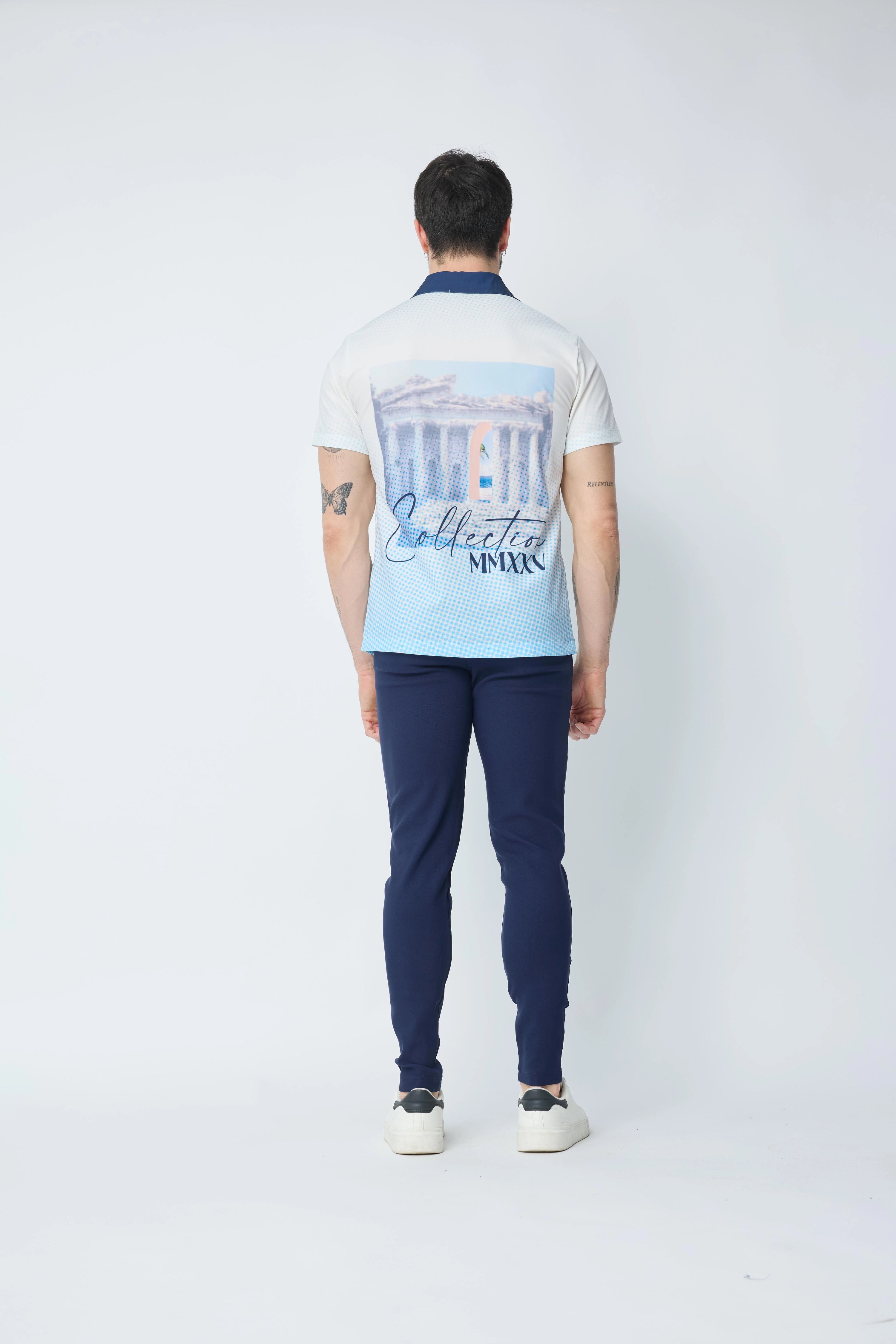 Chemise fashion à manches courtes