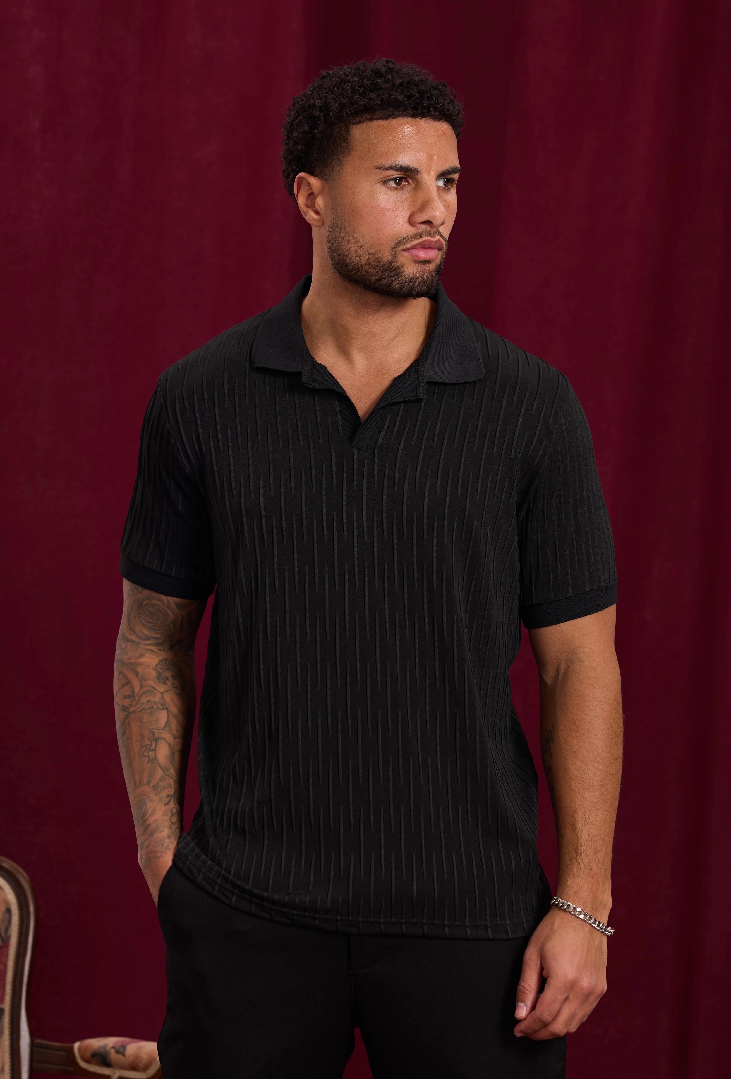 Polo uni manches courtes