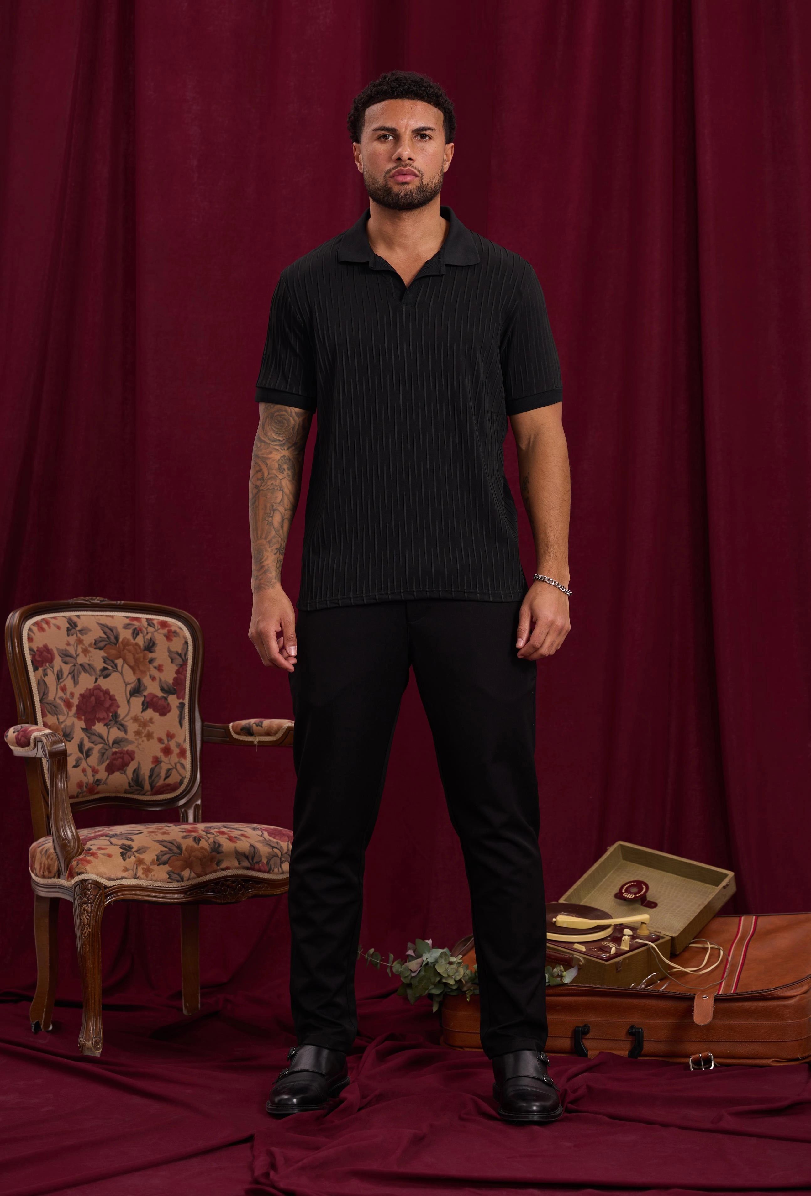 Polo uni manches courtes