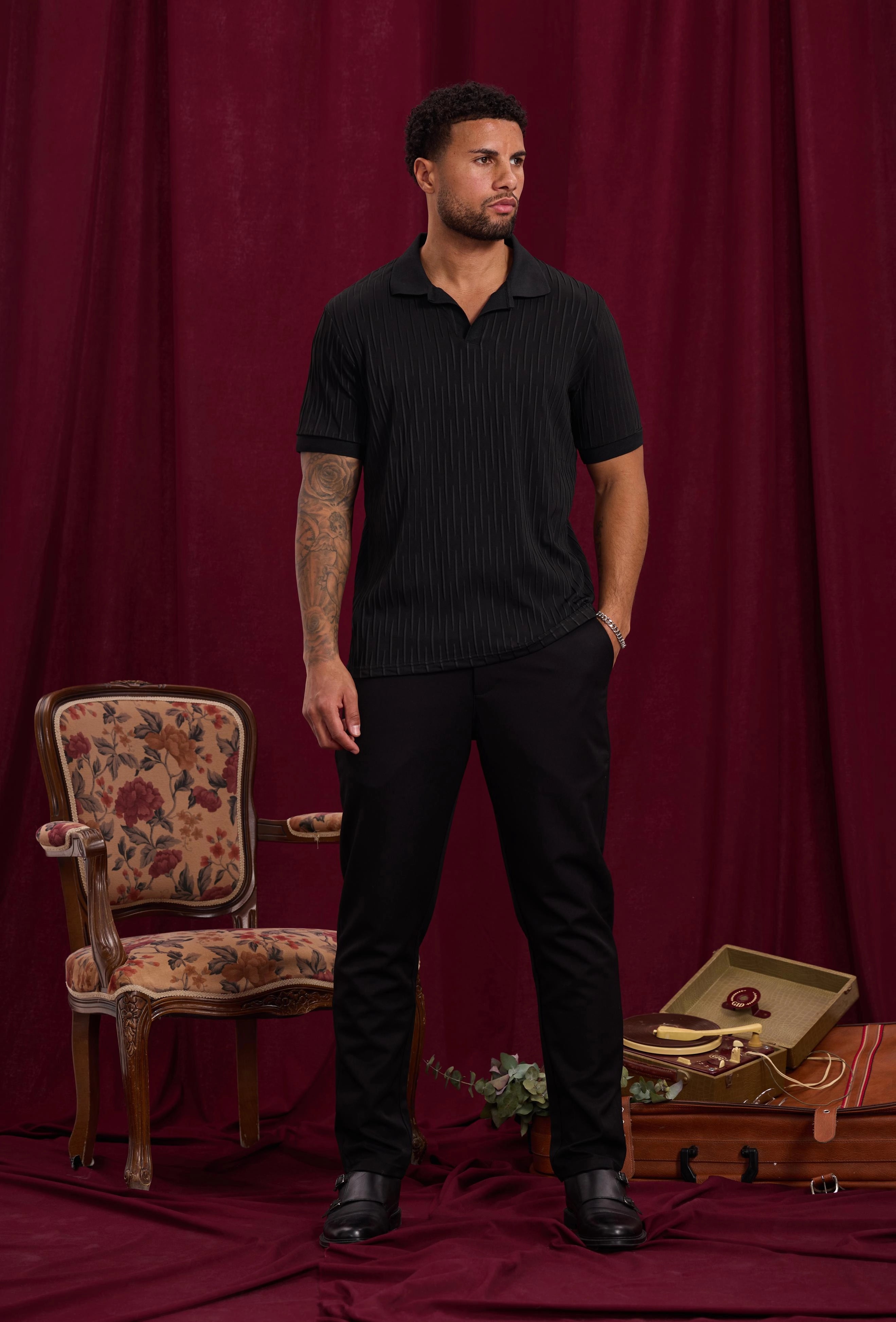 Polo uni manches courtes