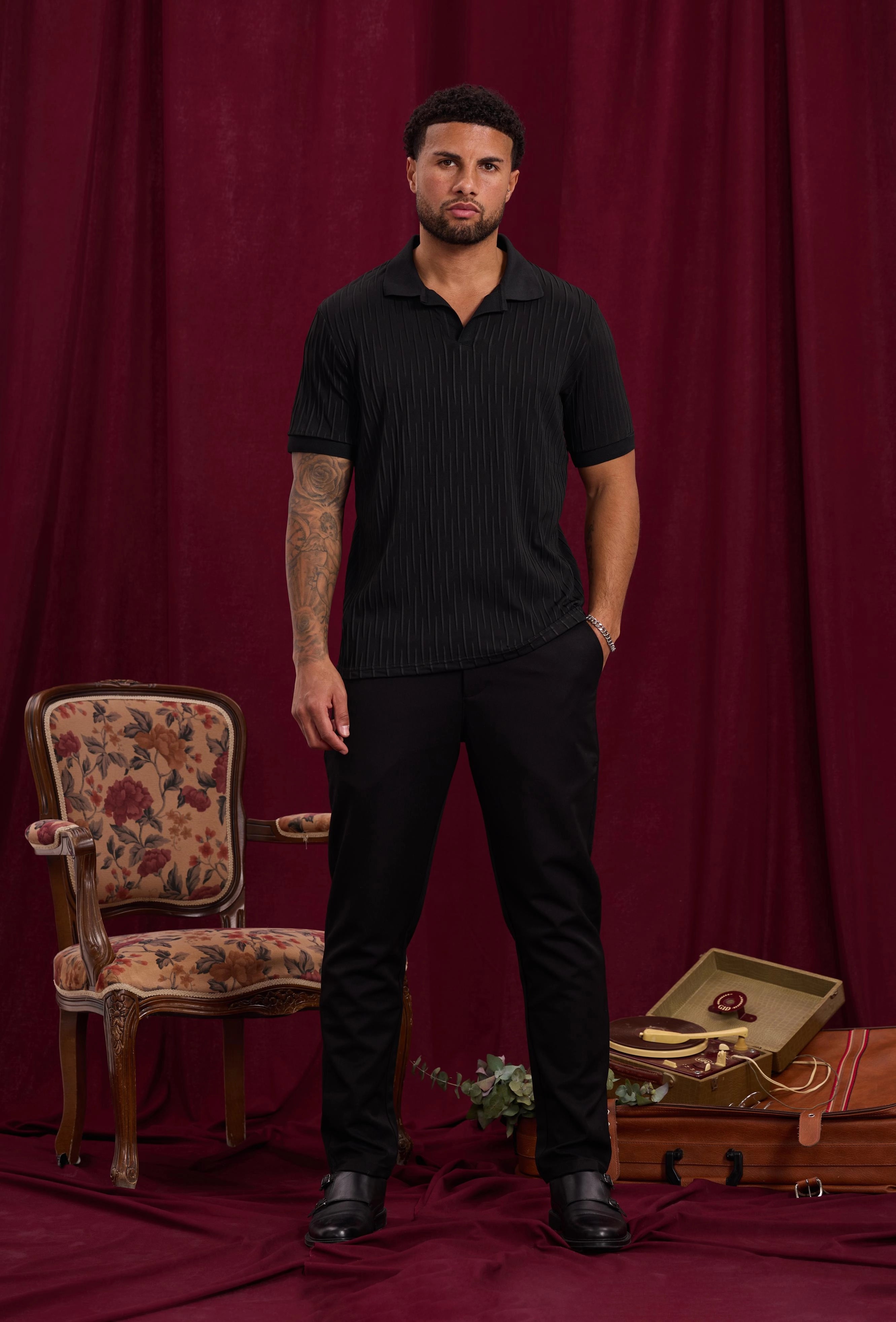 Polo uni manches courtes