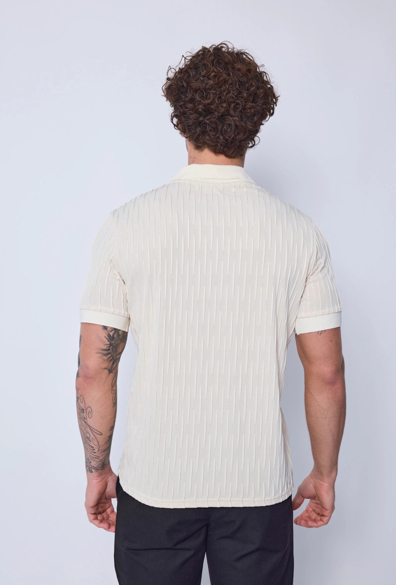 Polo uni manches courtes