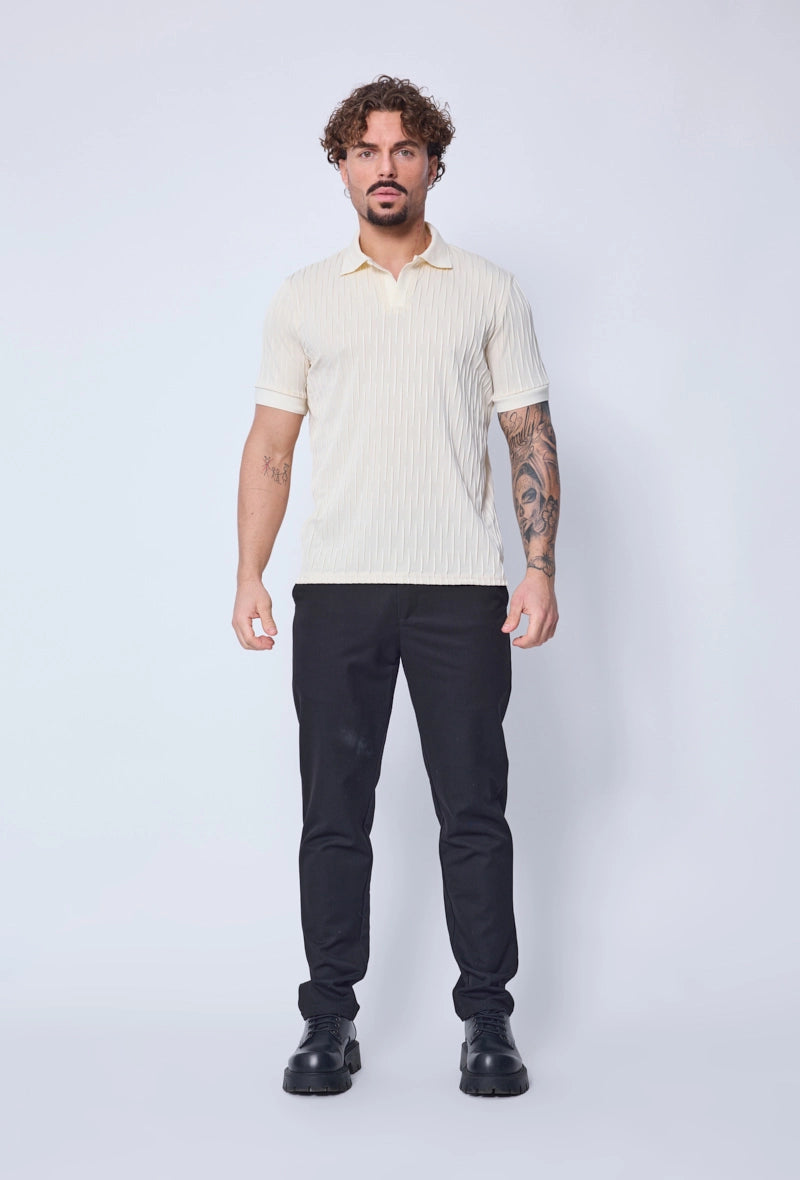 Polo uni manches courtes