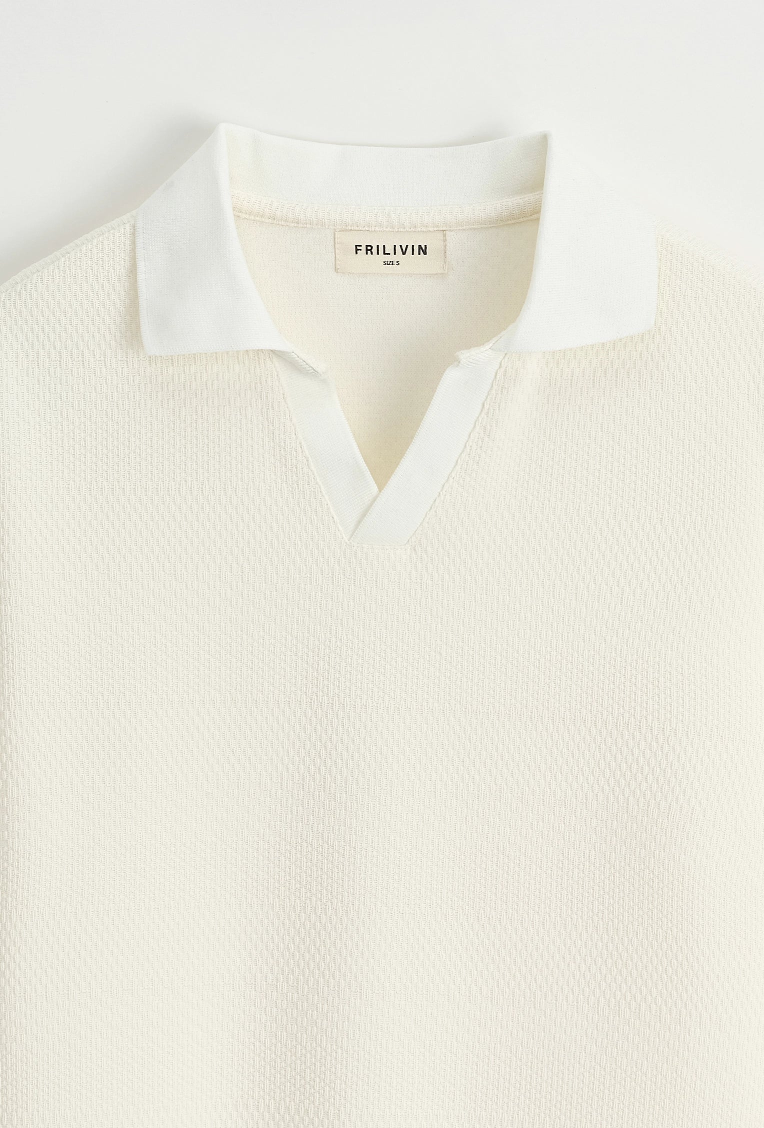 Polo effet tricot