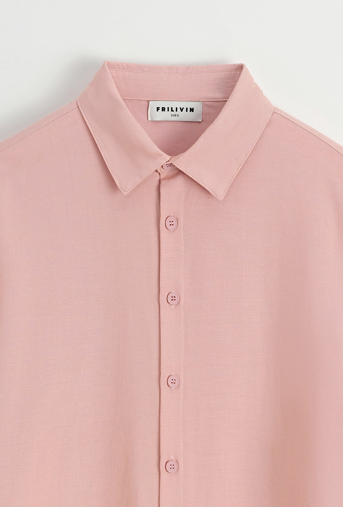 Chemise unie manches longues