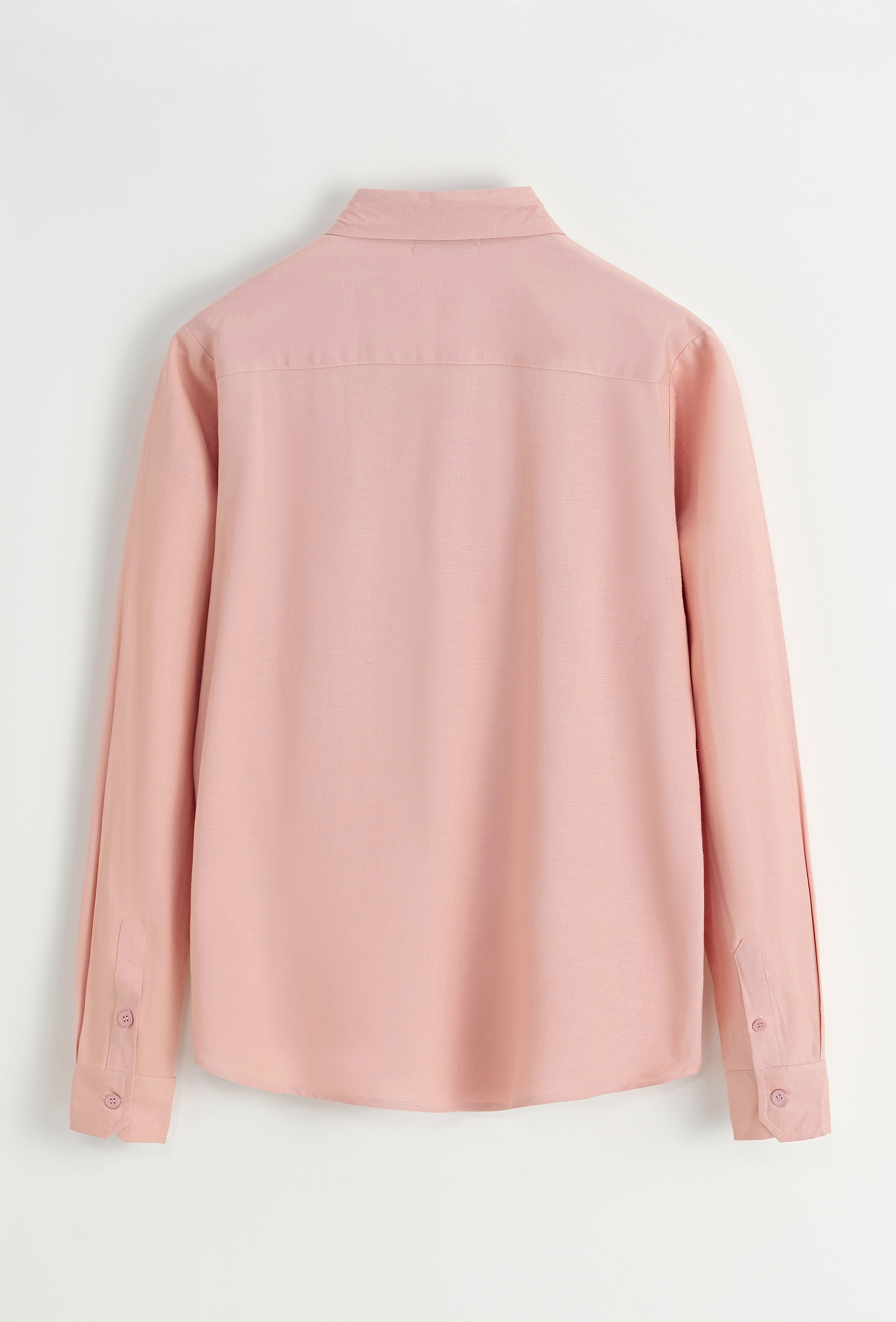 Chemise unie manches longues