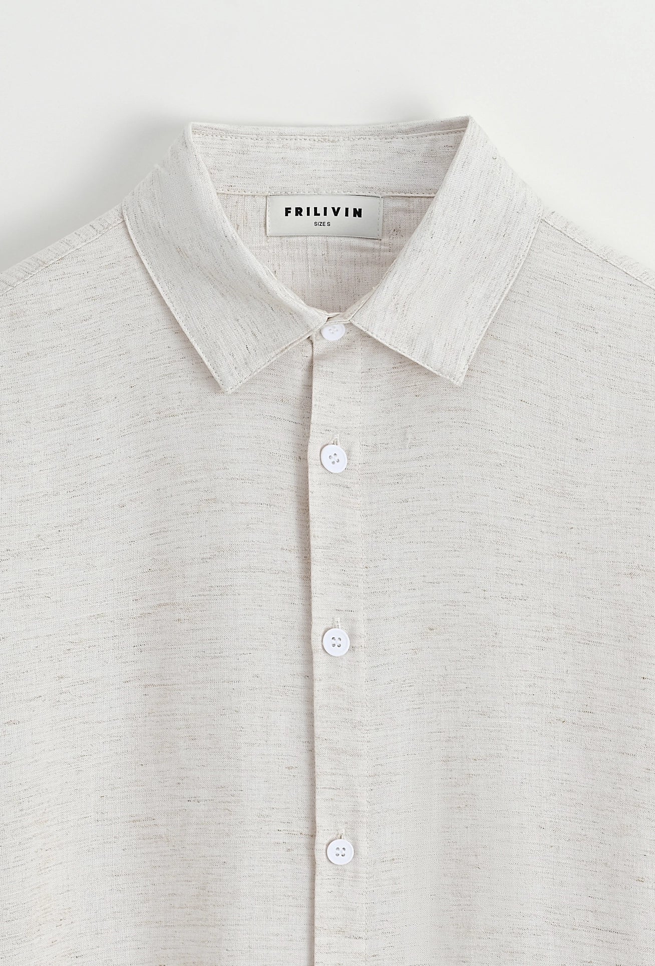 Chemise unie manches longues