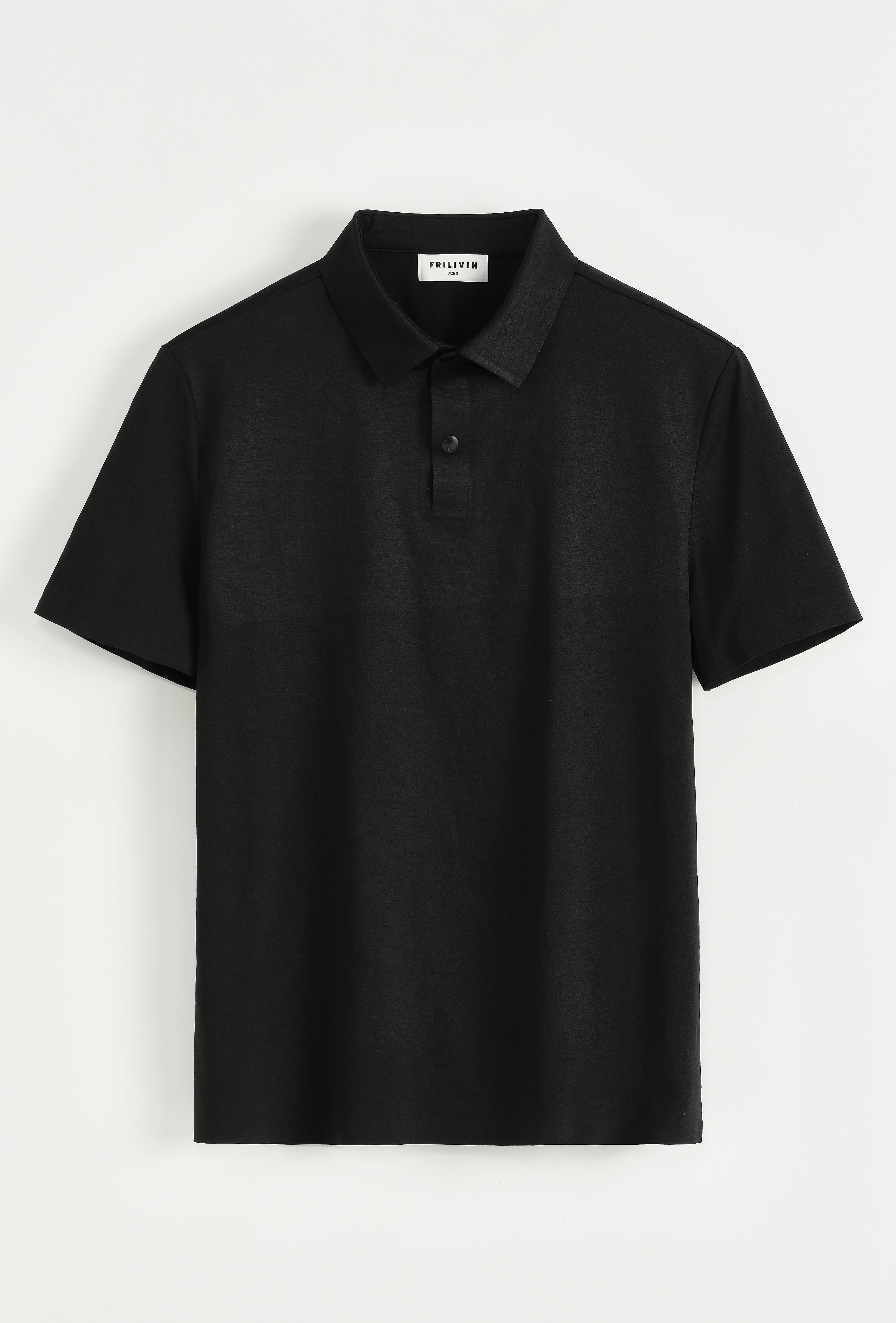 Polo uni à manches courtes