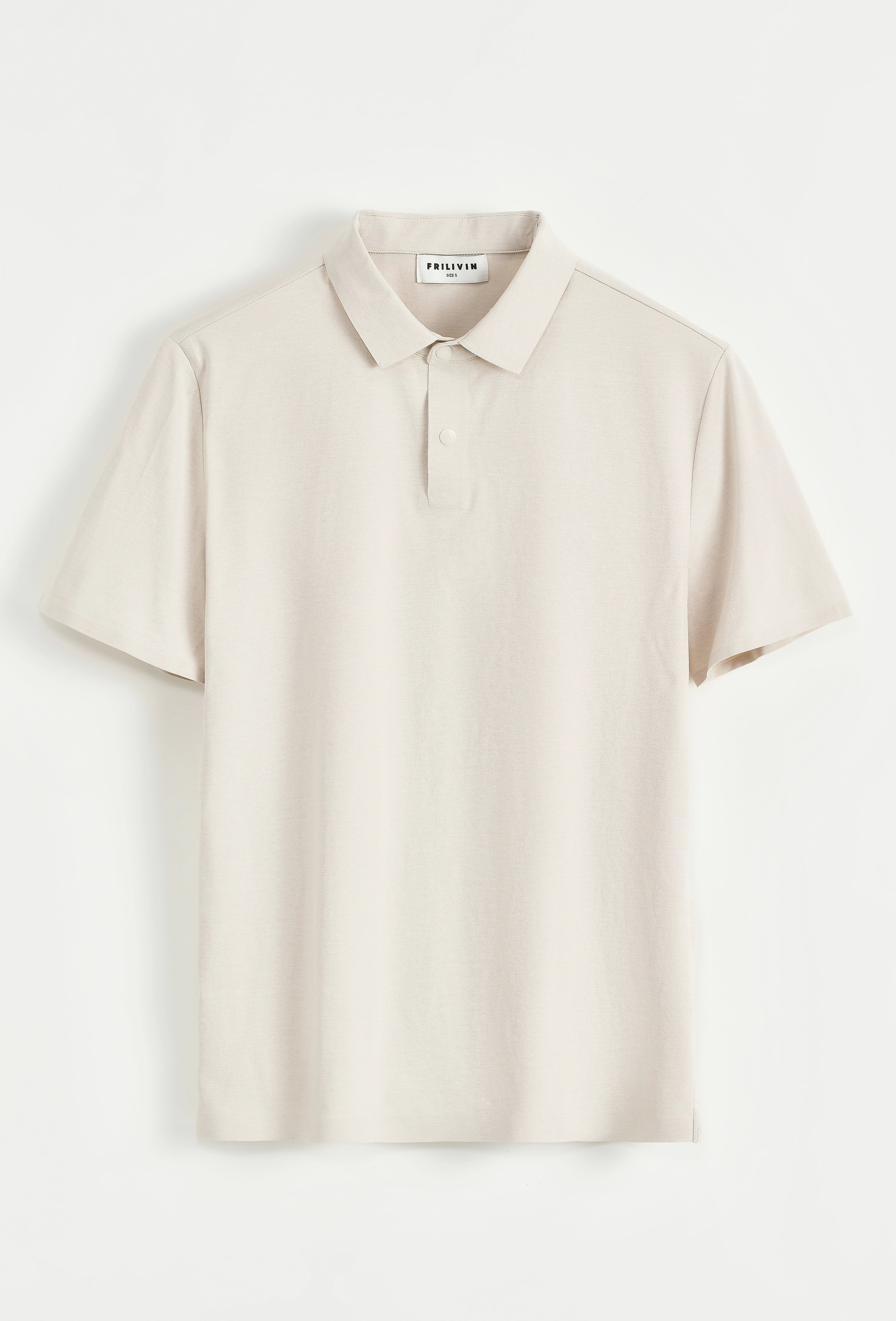 Polo uni à manches courtes