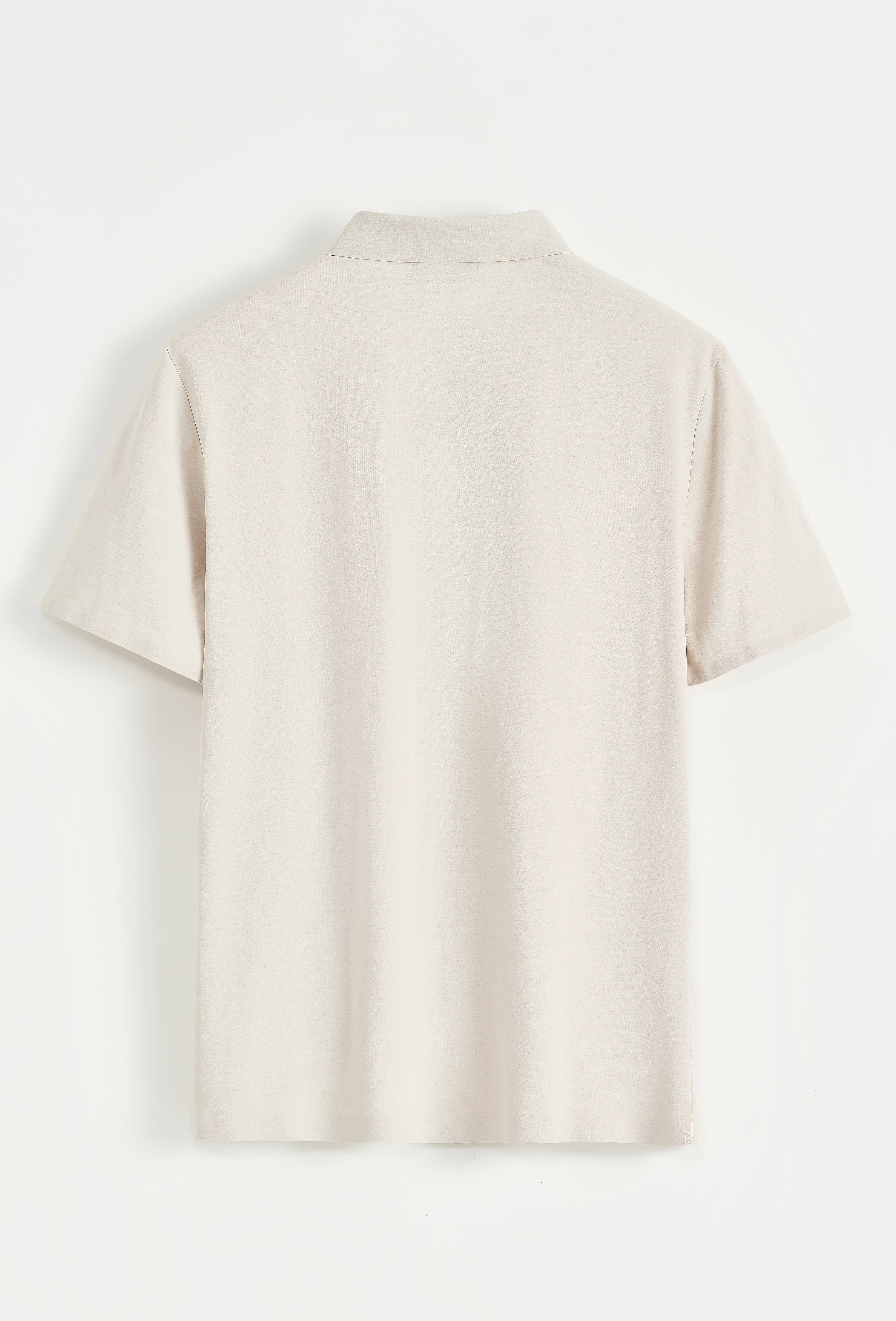 Polo uni à manches courtes