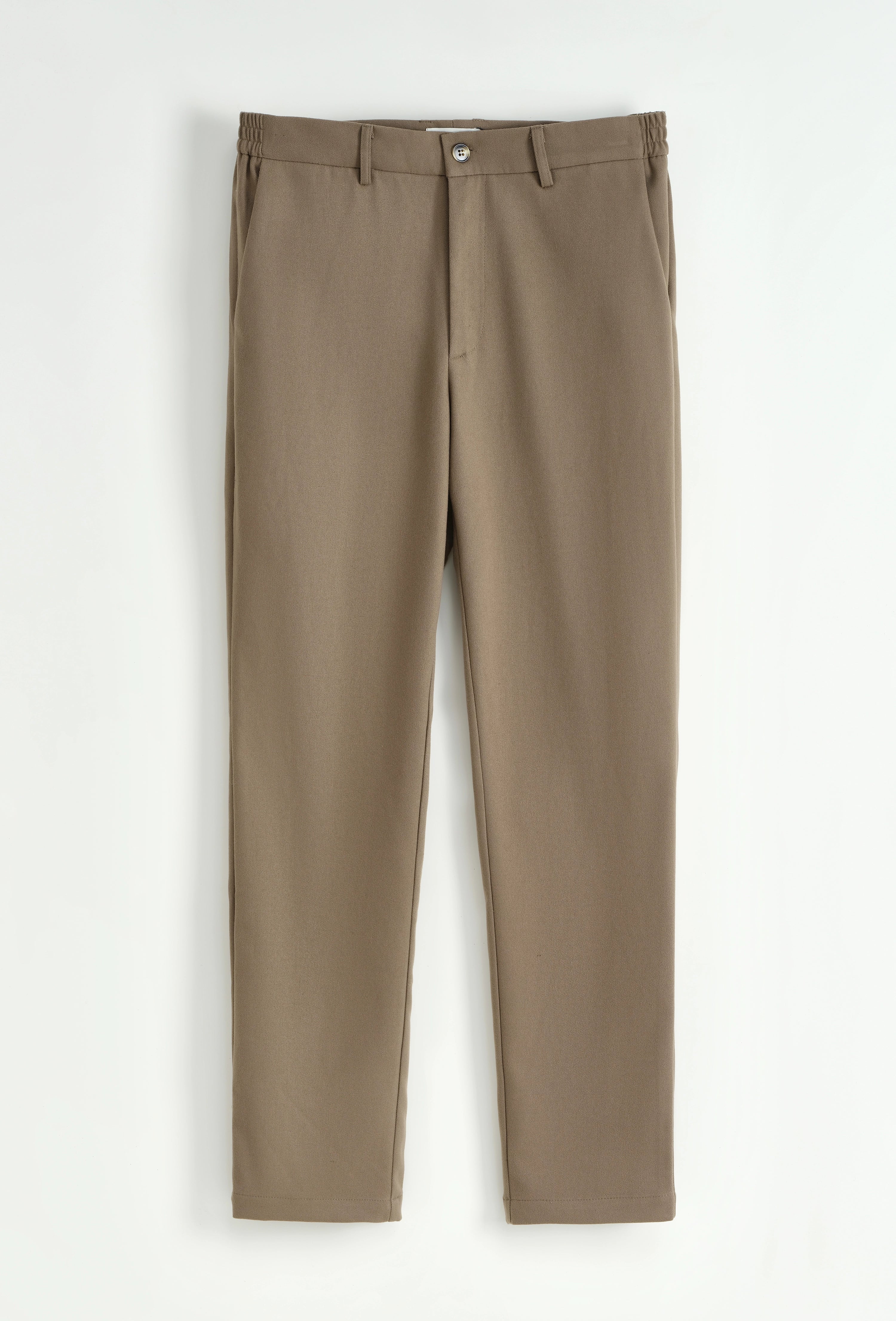 Pantalon uni coupe normale
