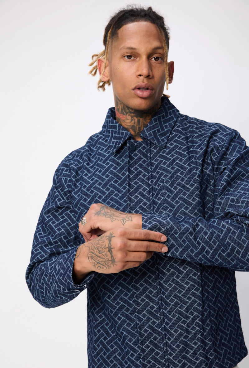 Veste à motifs sans capuche